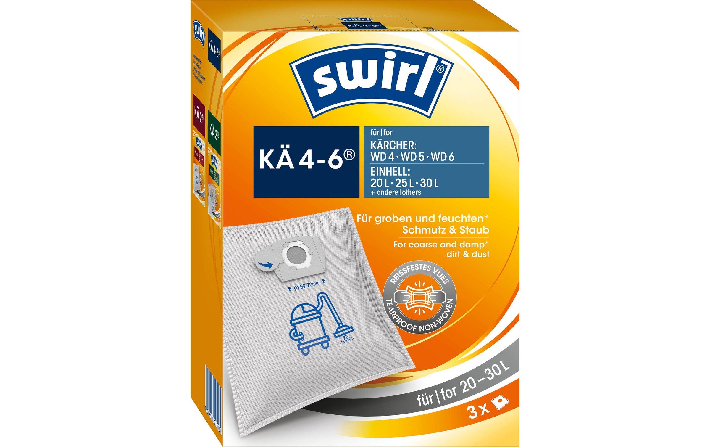 Swirl Staubsaugerbeutel »KÄ 4-6, 3 Stück«