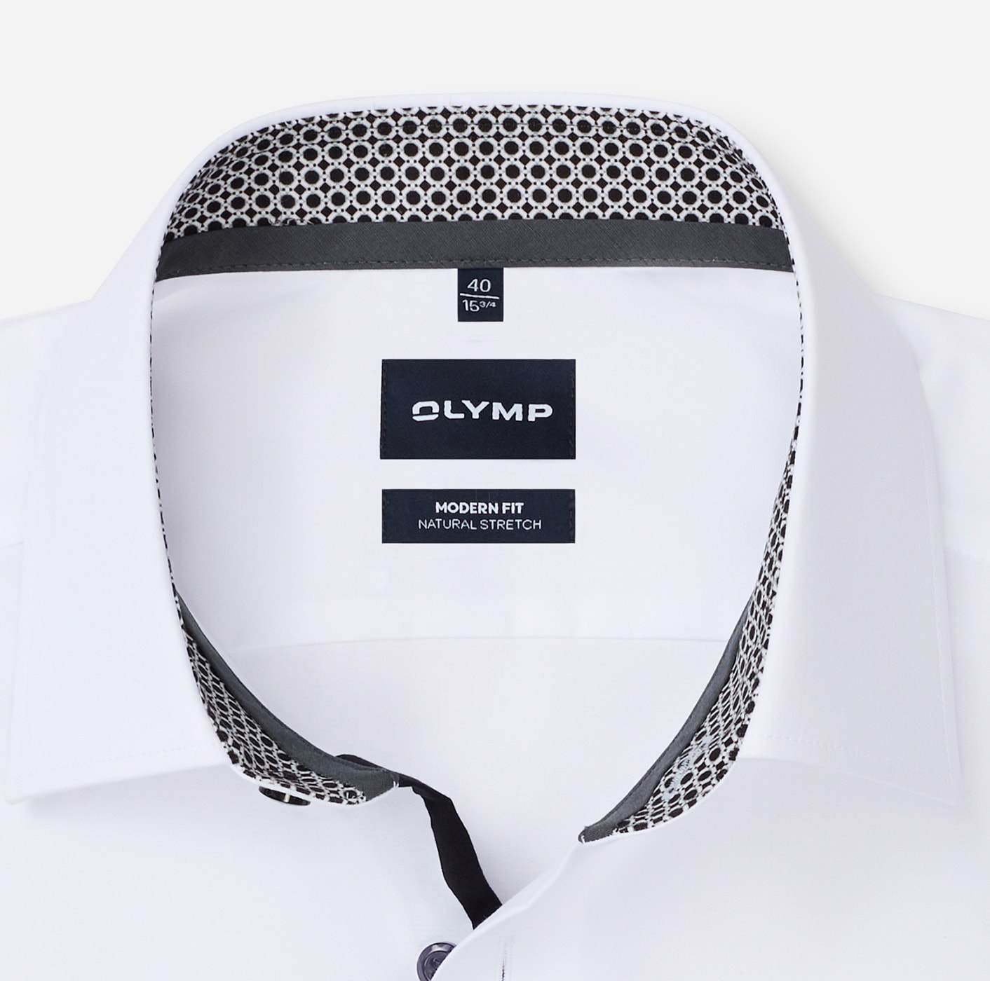 OLYMP Langarmhemd »Luxor« Businesshemd, New-Kentkragen, Modern Fit