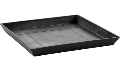 Blumentopfuntersetzer »SQUARE SAUCER Dark Grey«