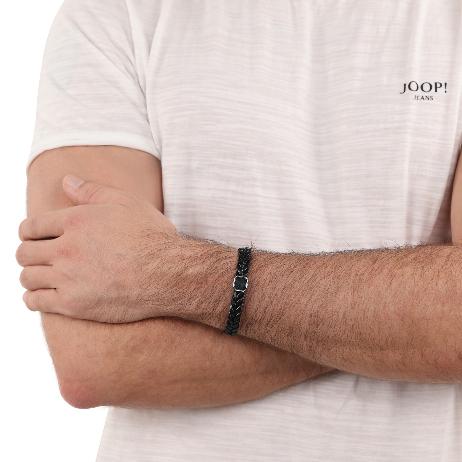 JOOP! Lederarmband »2039799«, mit Hypersthen