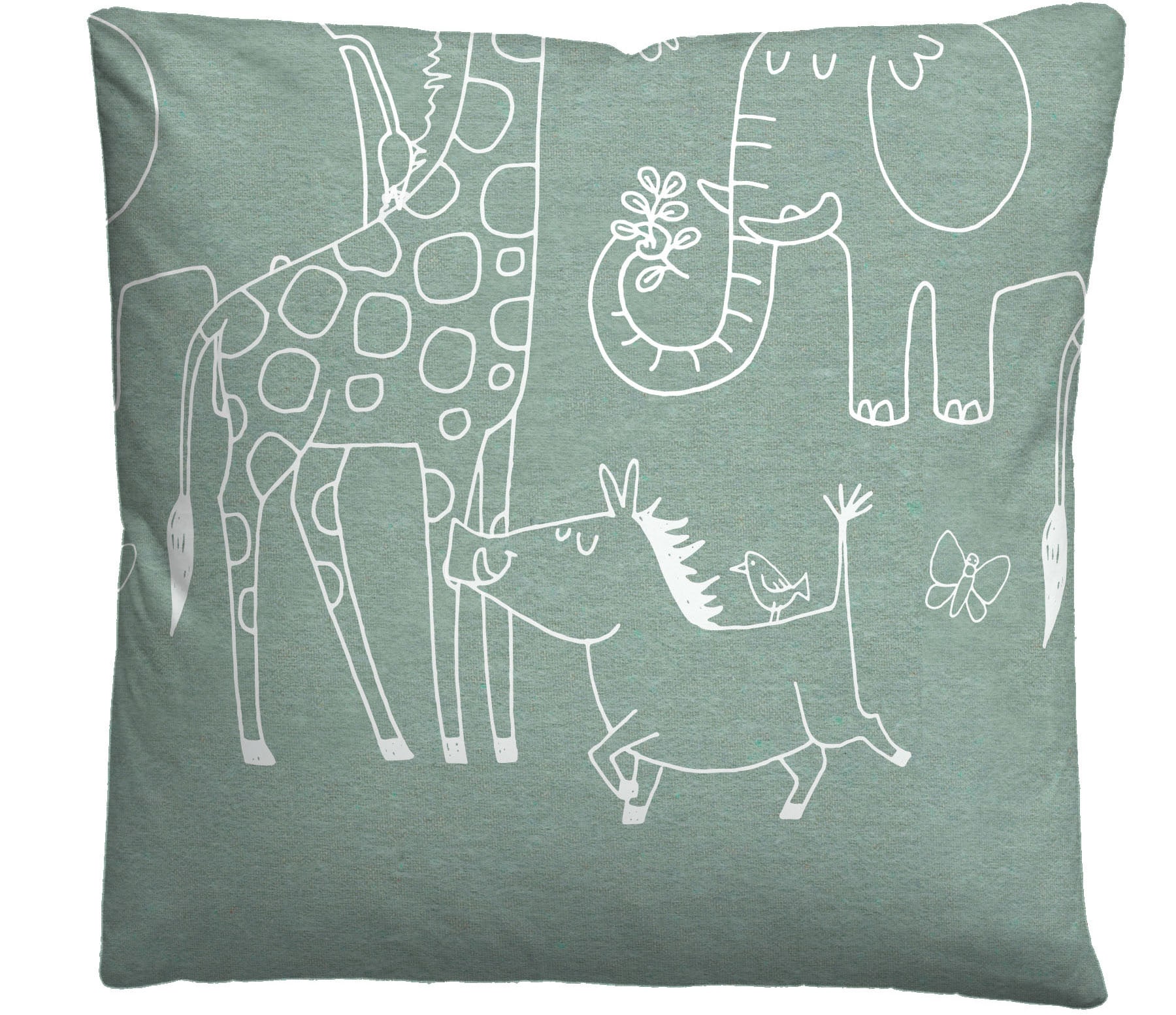 Biberna Kinderbettwäsche »0840520«, kuschelig warm, samtweich, Melange, 100% Baumwolle, made in Germany