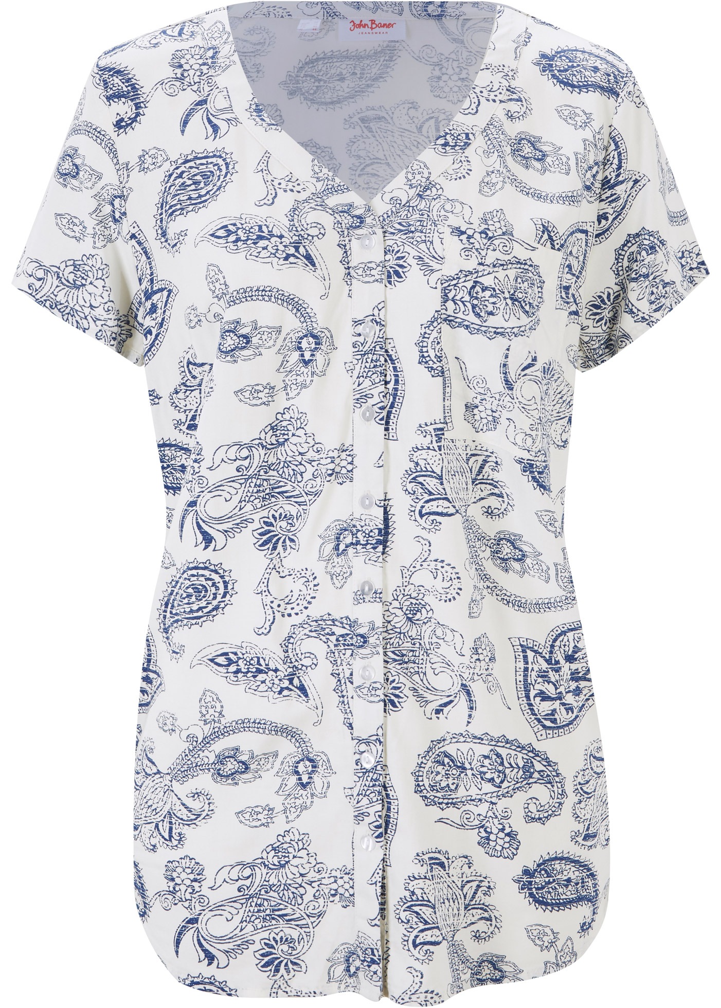 bonprix Kurzarmbluse