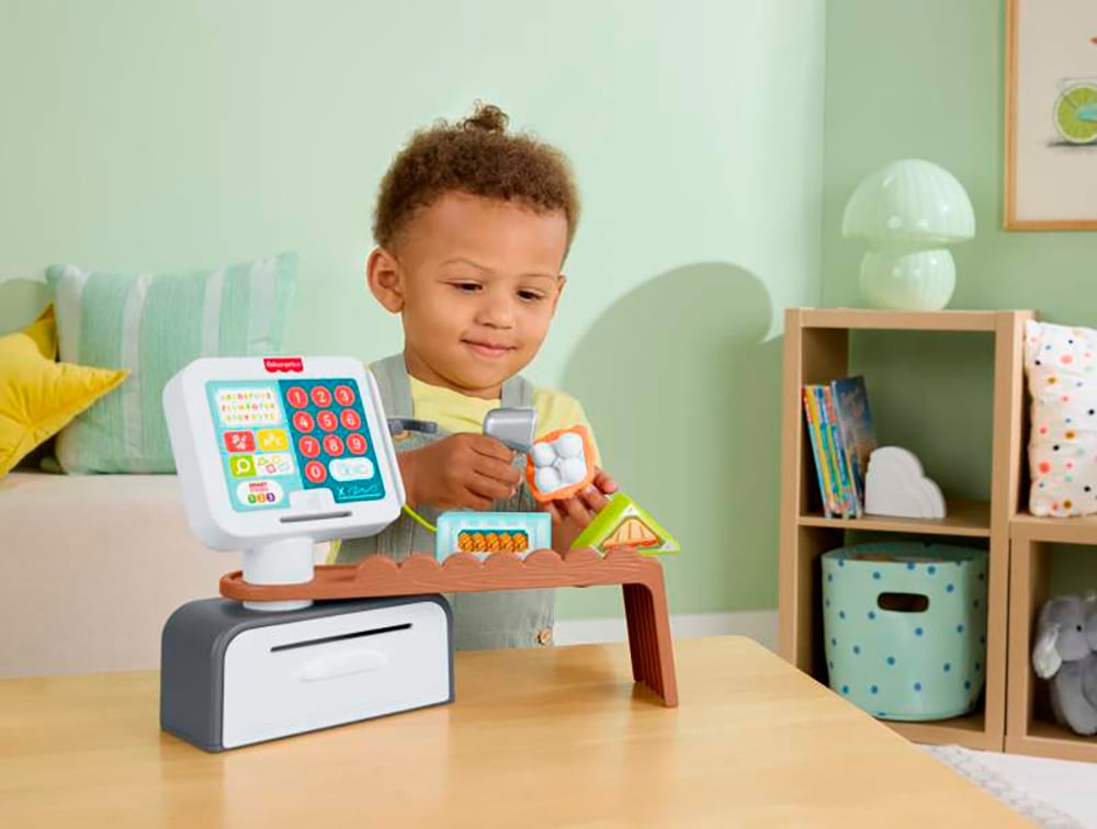 Fisher-Price® Lernspielzeug »Lernspaß Meine erste Spielkasse«, mit Sound und Liedern