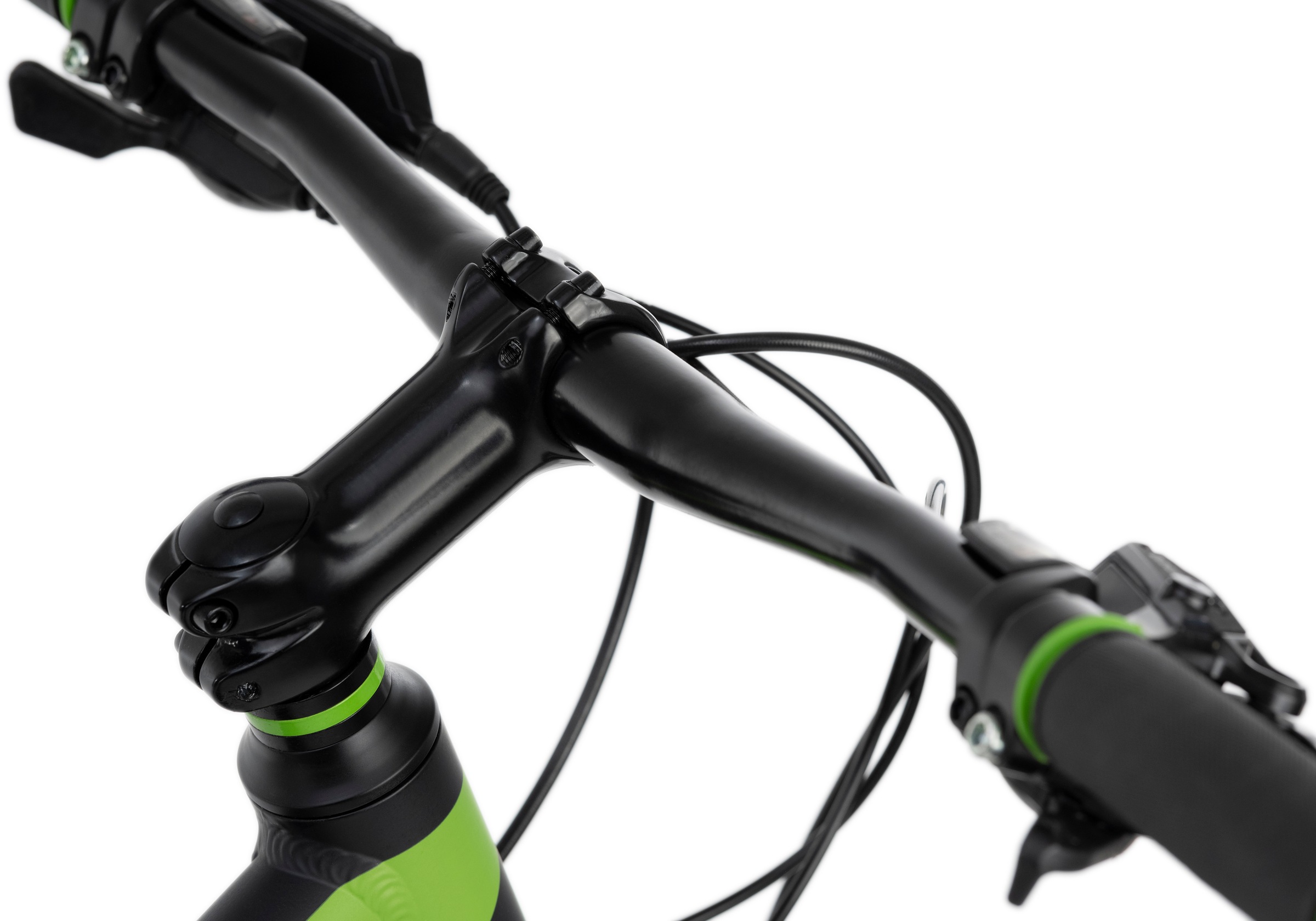 KS Cycling Mountainbike »Hardtail 27,5'' Plus Xceed Schwarz-Grün 24 Gänge« 24 Gang Kettenschaltung