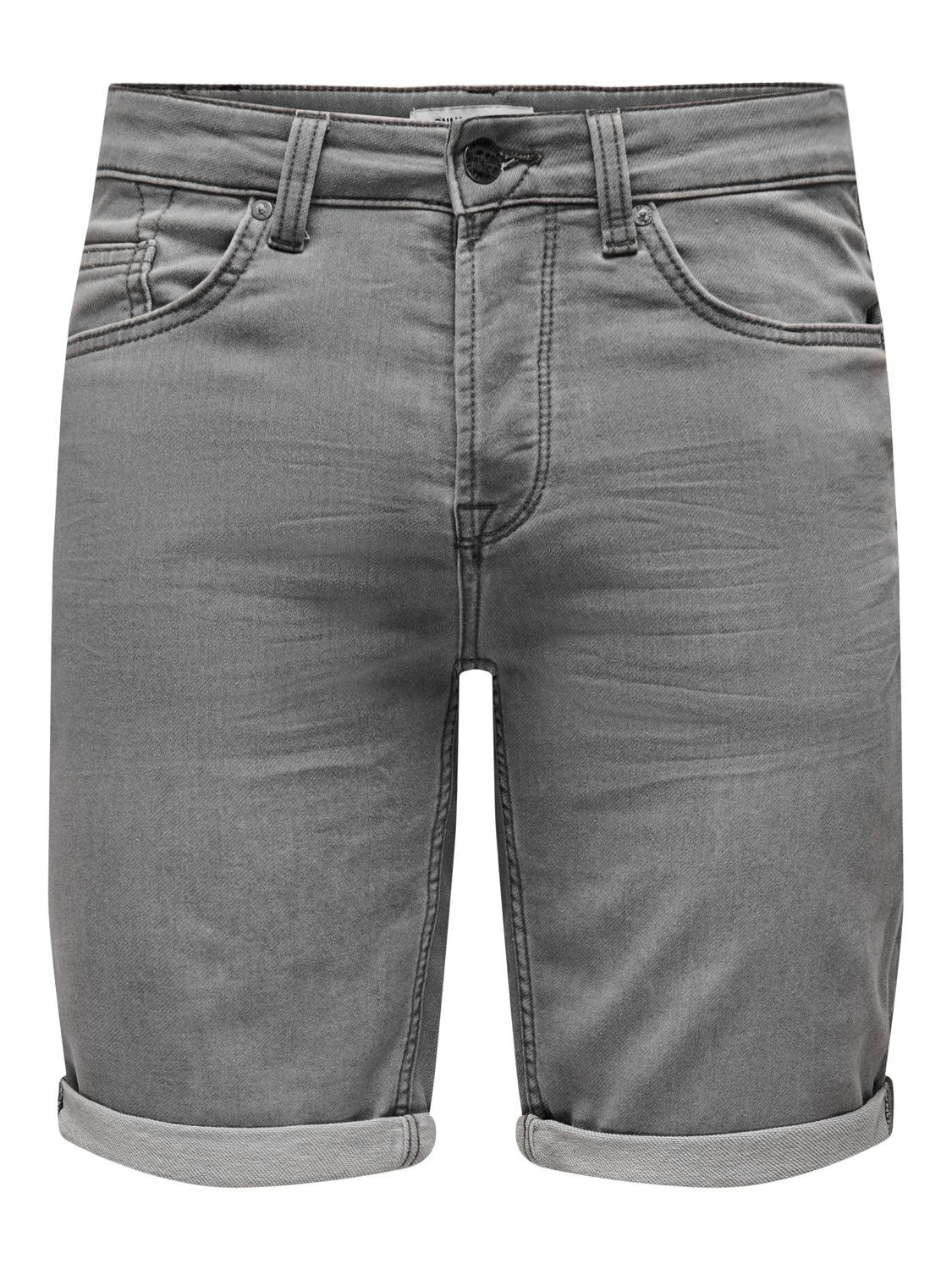 5. Bild von ONLY & SONS Jeansshorts »ONSPLY LIGHT BLUE 5189 SHORTS DNM NOOS«