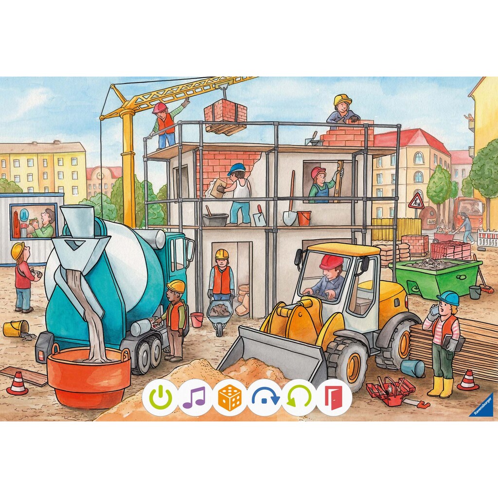 Ravensburger Puzzle »tiptoi® Puzzle für kleine Entdecker: Baustelle«