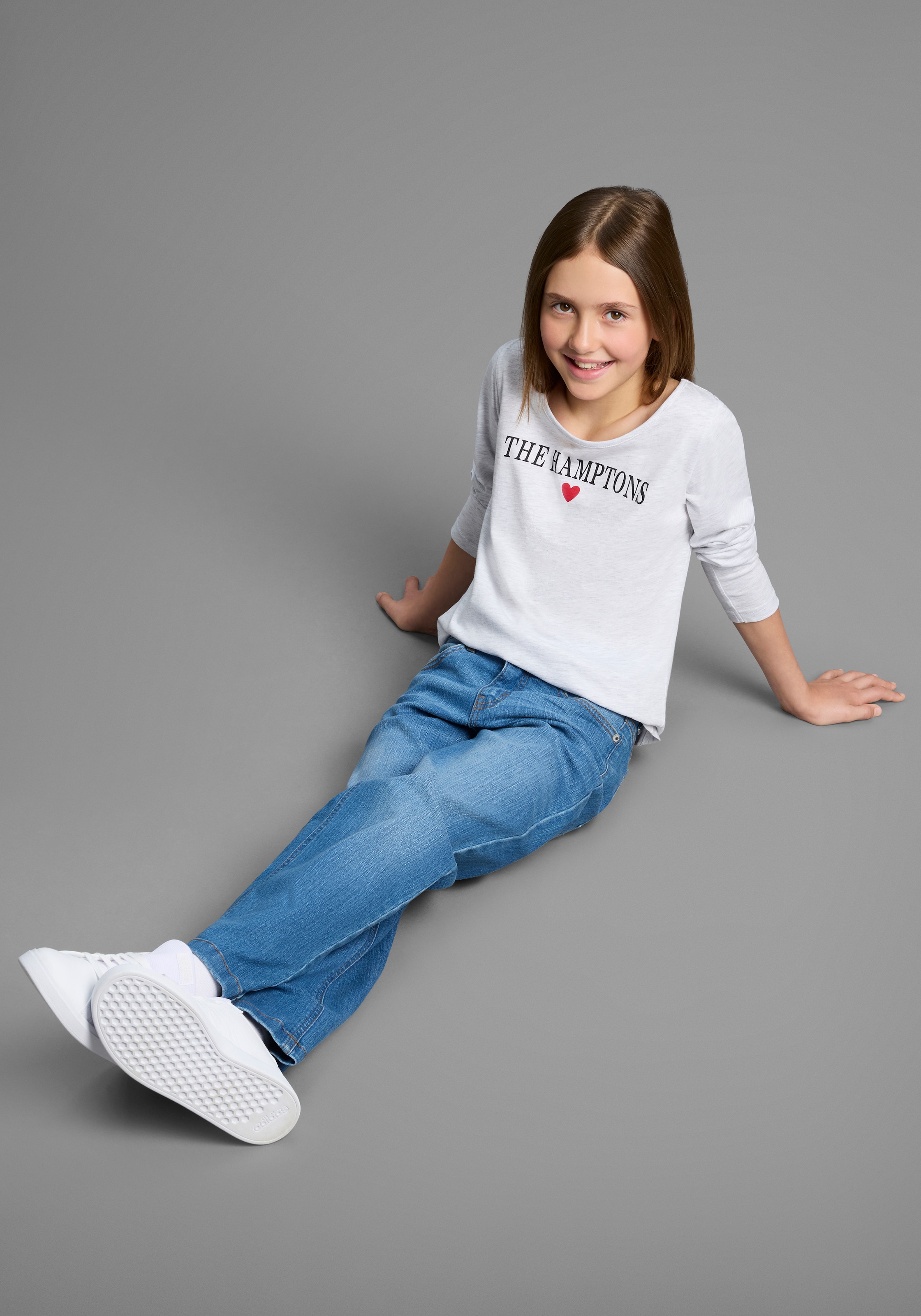 Bruno Banani Loose-fit-Jeans »Stretchjeans mit Strass-Steinen« NEUHEIT: BRUNO BANANI für TEENS! Loose fit Stretchjeans