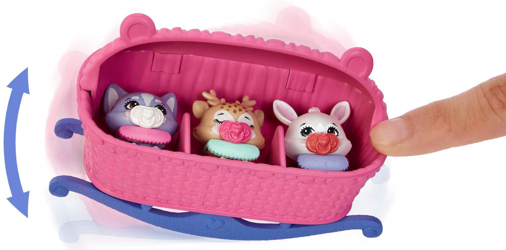 Enchantimals Minipuppe »Enchantimals Baby Best Friends, Danessa Deer & Sprint Figur«