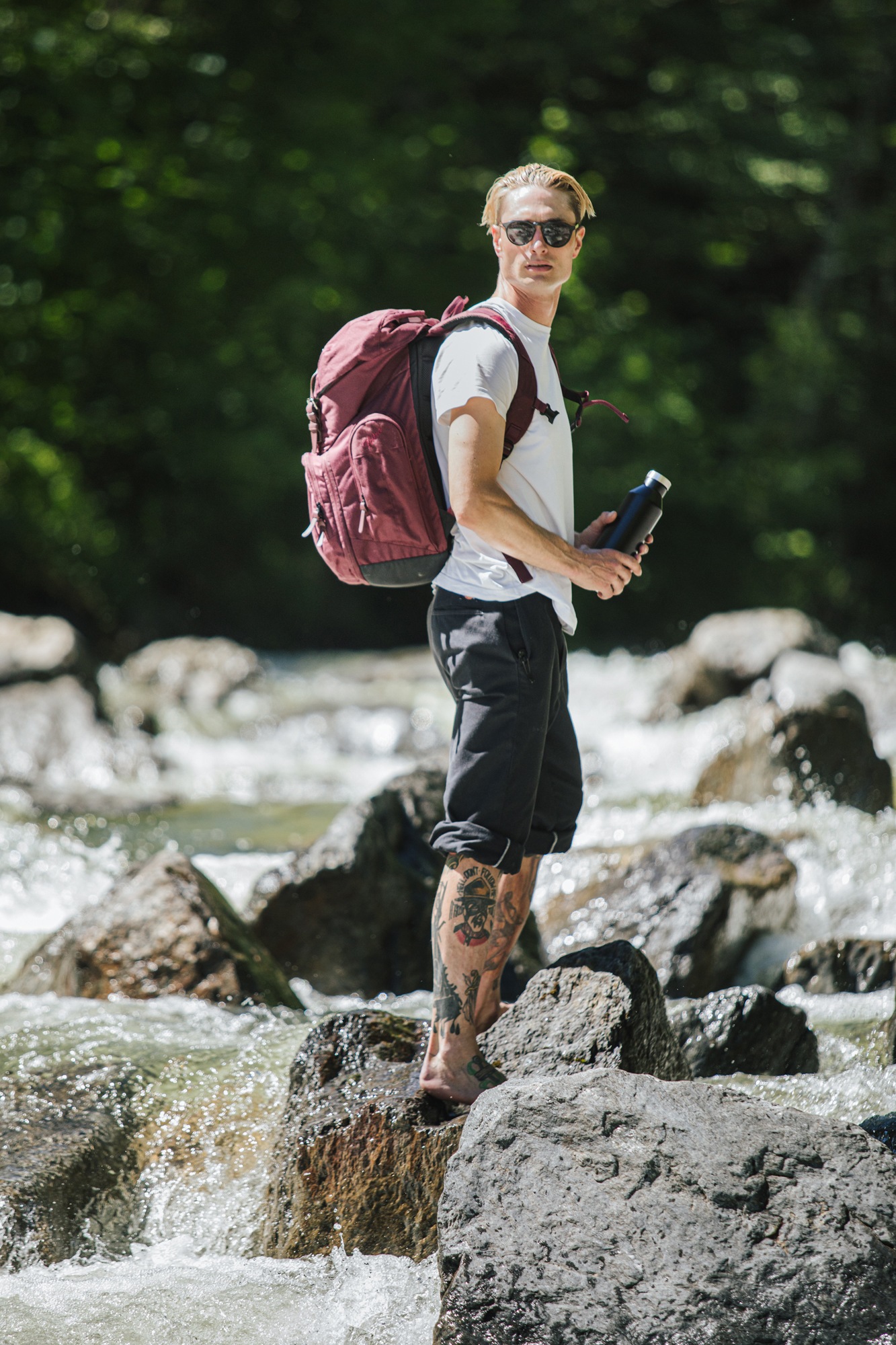 NITRO Laptoprucksack »Weekender«, Reiserucksack mit Laptopfach, Schulrucksack, Wanderrucksack