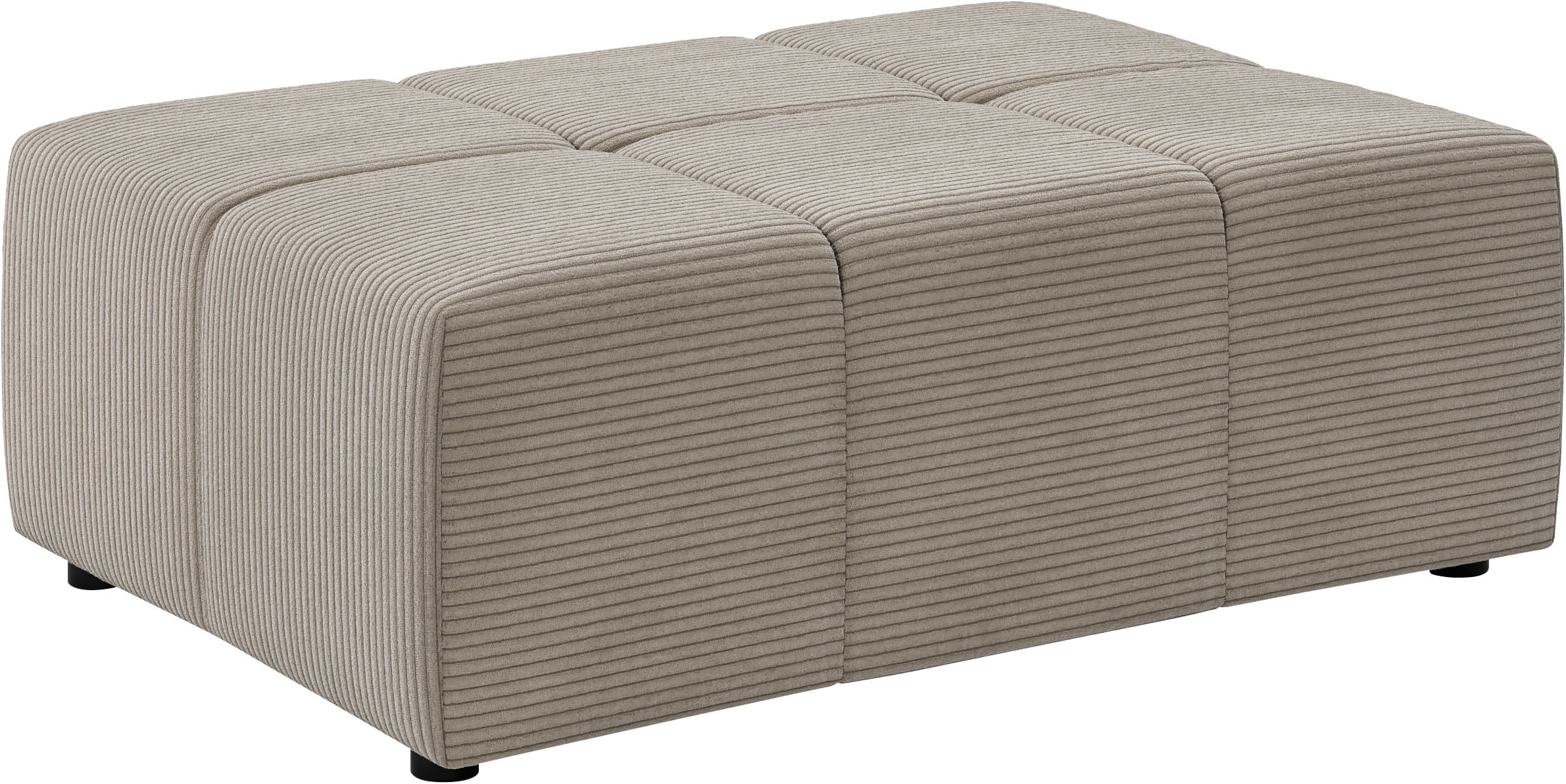 INOSIGN Polsterhocker »Ancona«, passend zur "Ancona"-Polsterserie, auch in Cord + Easy Care