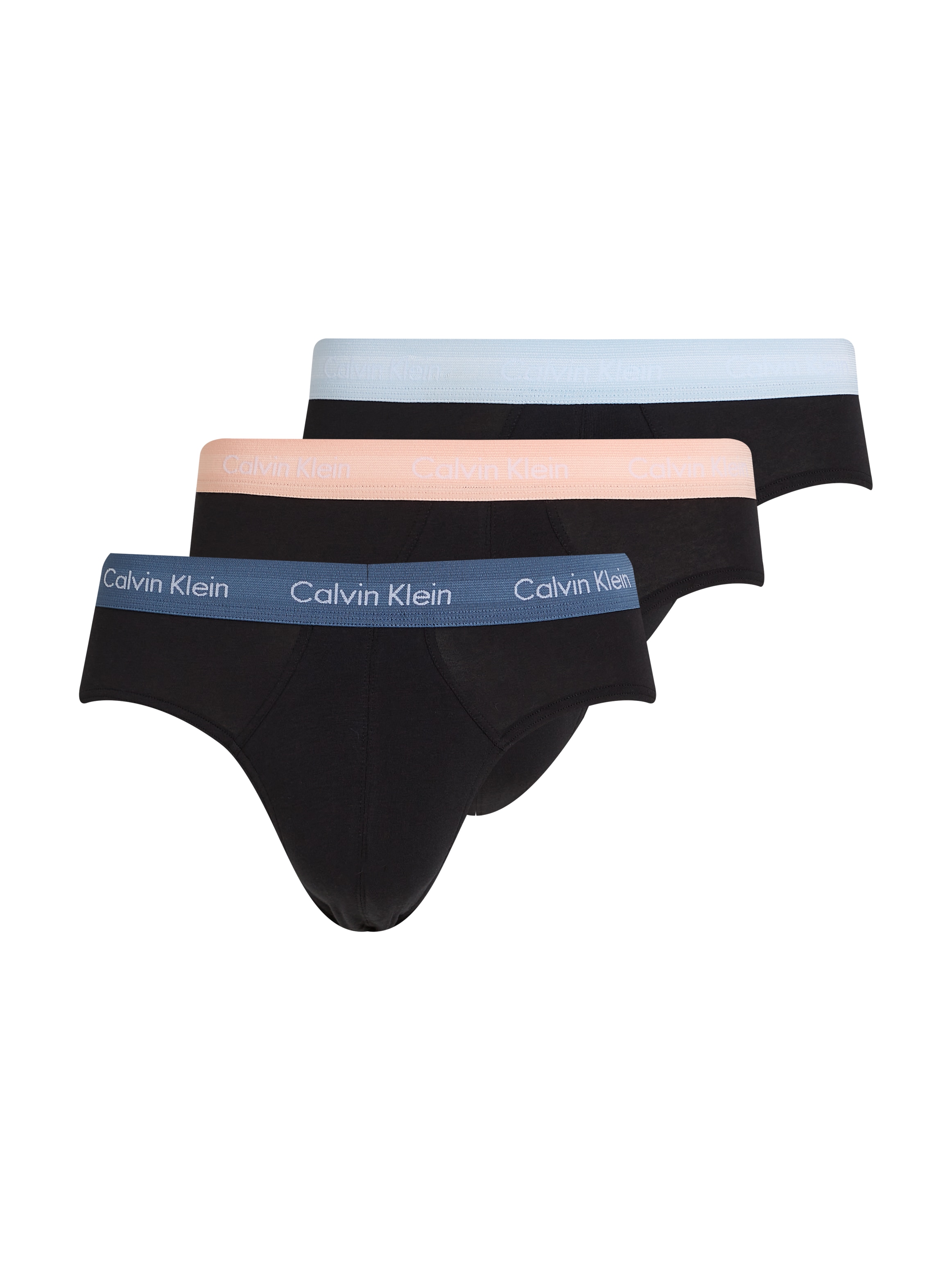 Calvin Klein Underwear Hipster, (3 St.), mit farbigem Webbund