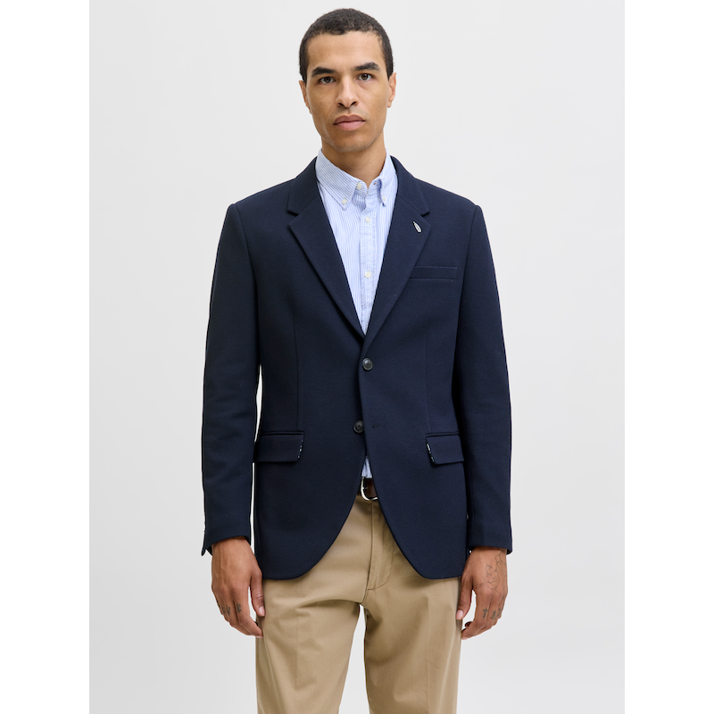 JACK & JONES Sakko »JPRMARTIN LEEDS JERSEY BLAZER HR02 SN« Black Iris Fit:SLIM FIT 54 54 Modisches Sakko von Jack & Jones