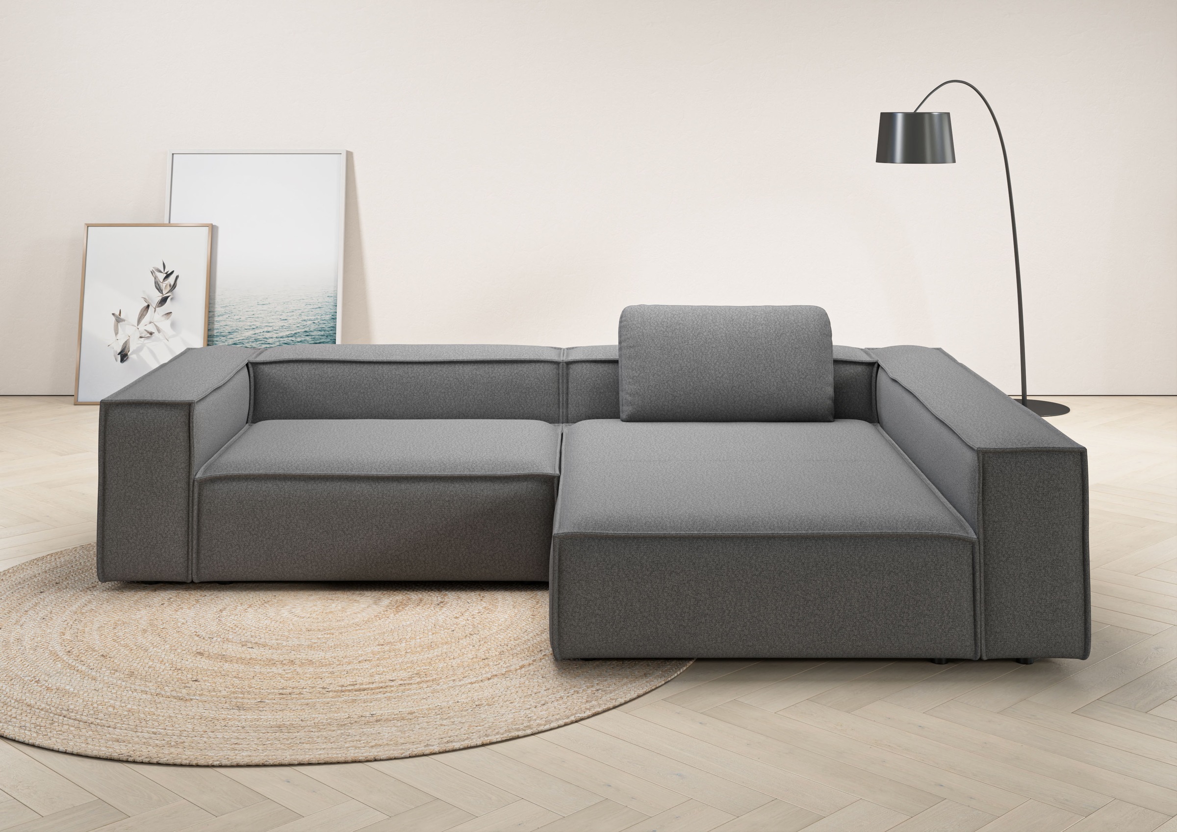 Home affaire Ecksofa »Watertown, moderne XXL L-Form, 306 cm breit« Komforta günstig online kaufen
