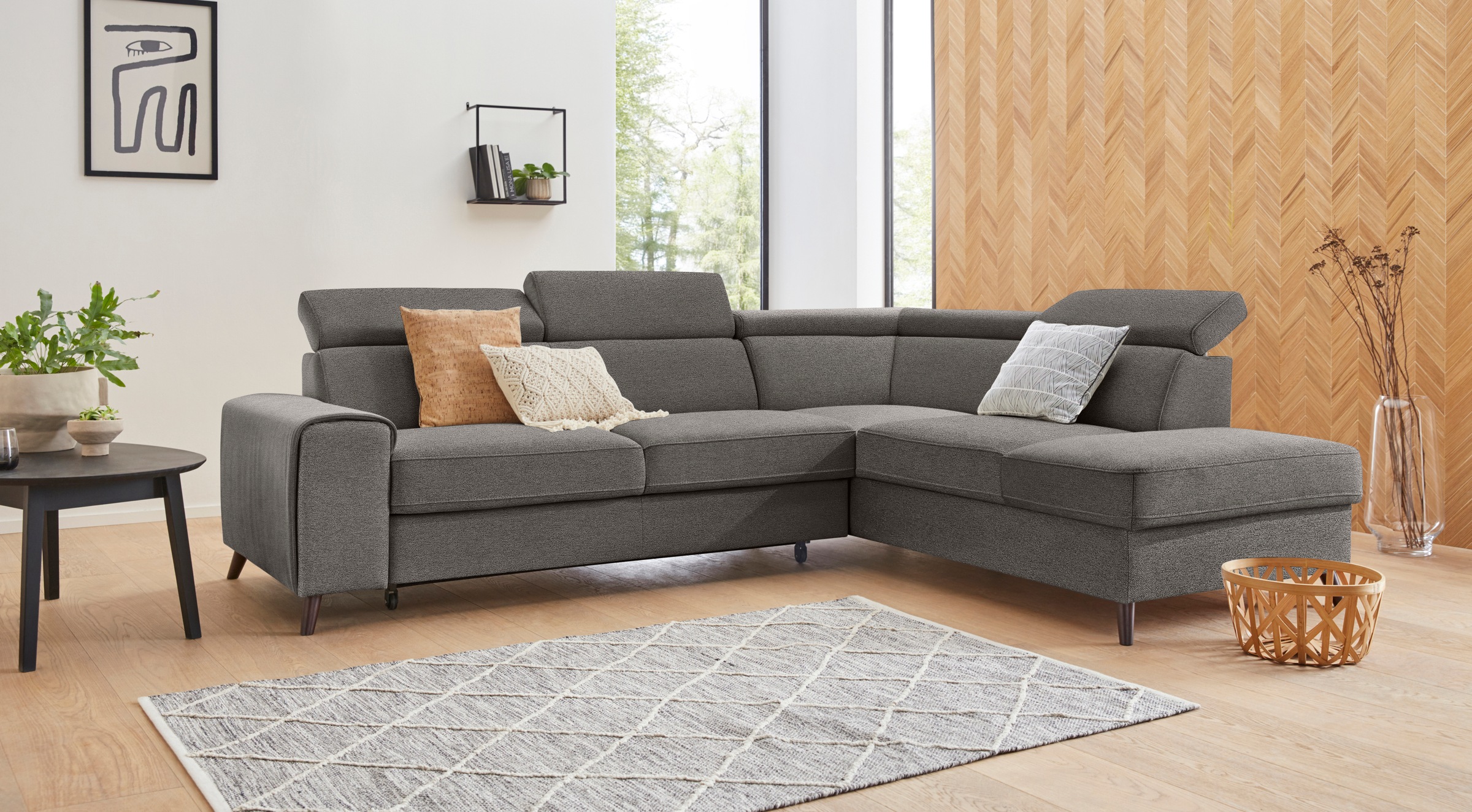 exxpo - sofa fashion Ecksofa »Forza«, inklusive Kopf- bzw.  Rückenverstellung, wahlweise mit Bettfunktion online kaufen