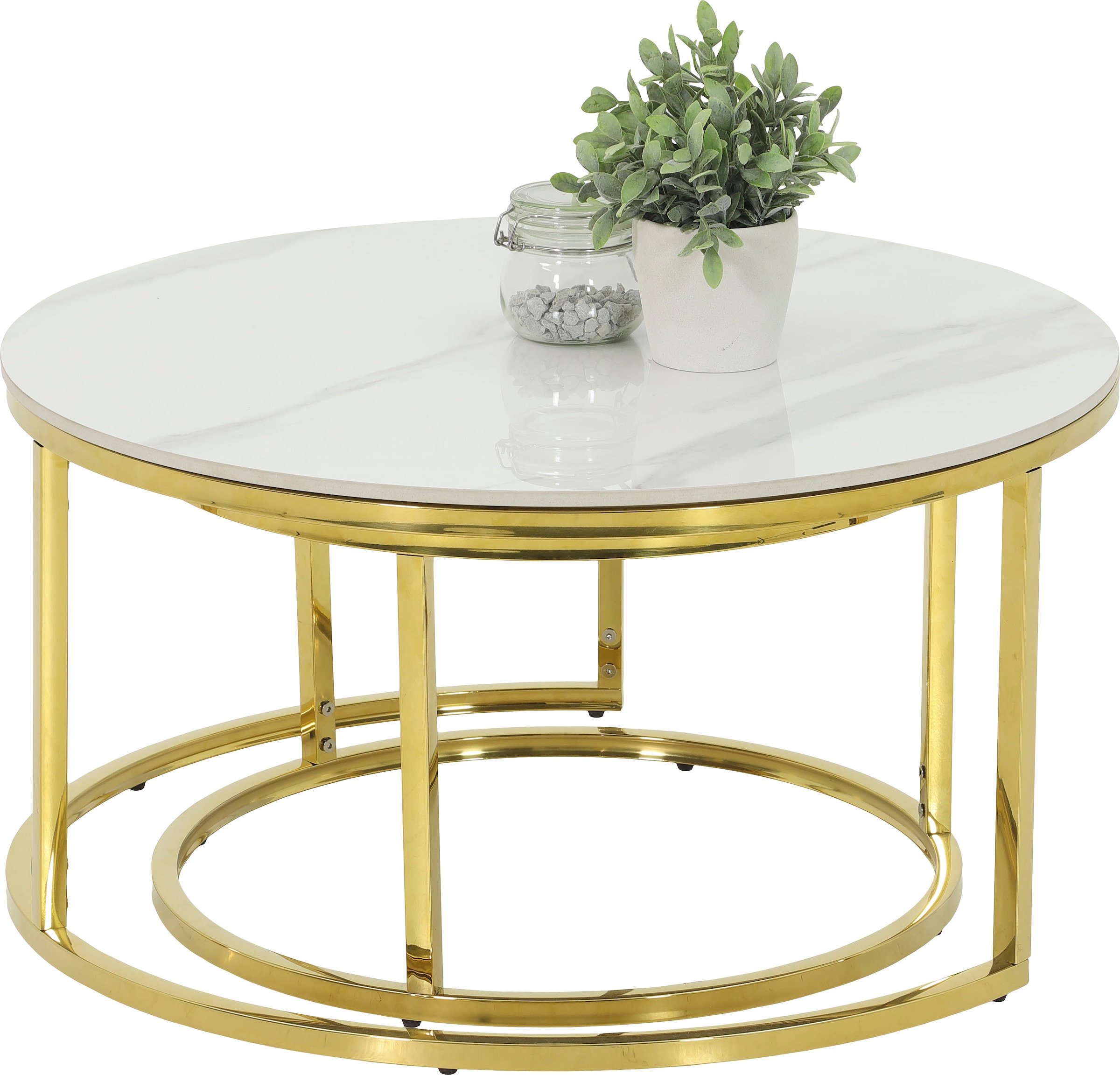 HELA Satztisch »LUIS Topseller, Couchtisch rund« Set, 2 Stk. tlg. 2er Set, günstig online kaufen