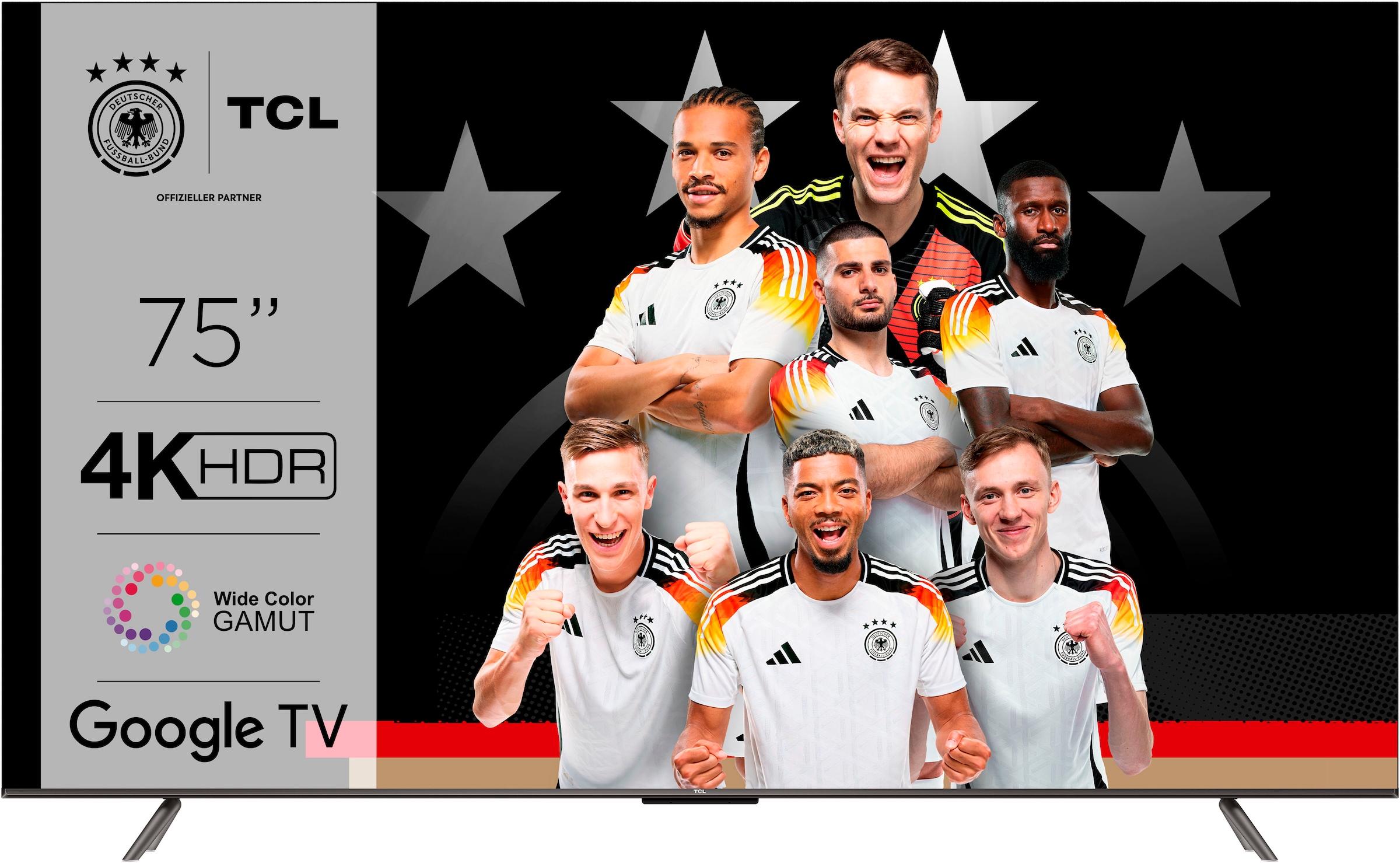 TCL LED-Fernseher »75P731X1«, 4K Ultra HD, Smart-TV-Google TV, HDR Premium, Dolby Atmos, HDMI 2.1, Metallgehäuse