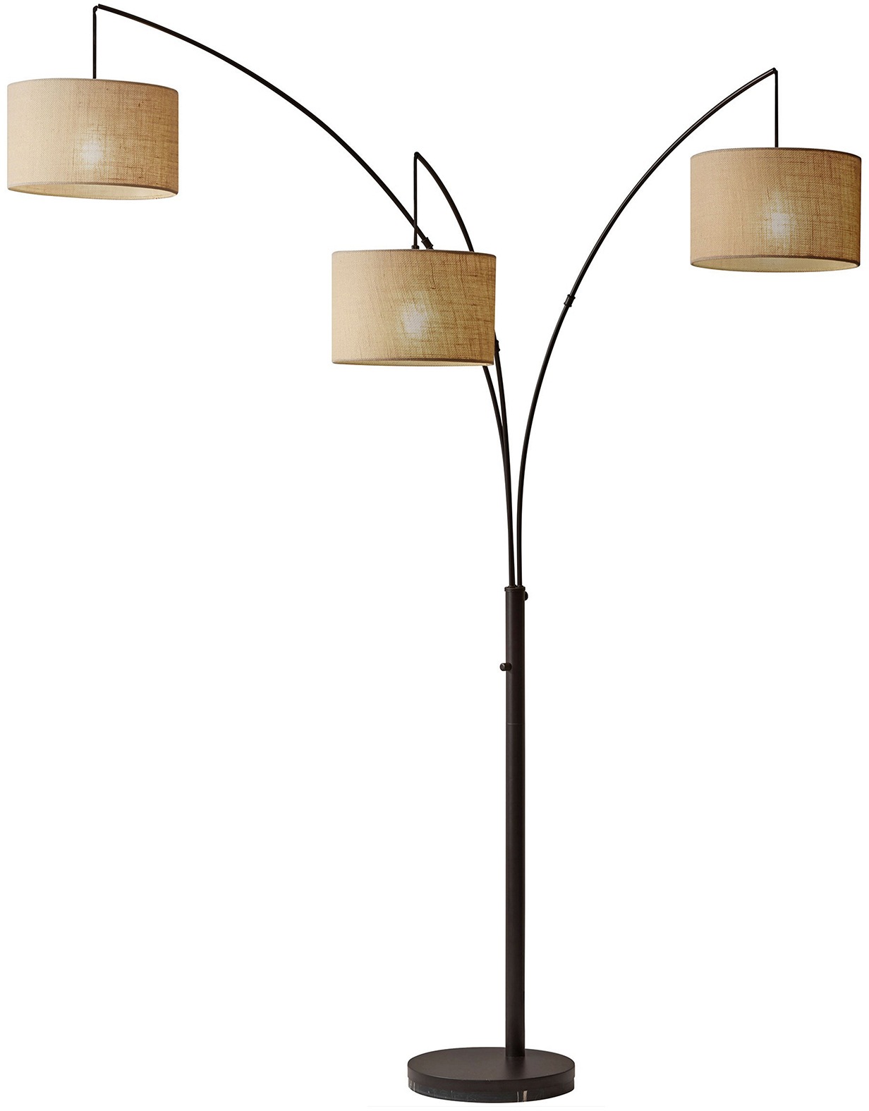 SalesFever Stehlampe »Oliver«, 3 flammig, Leuchtmittel E27   ohne Leuchtmit günstig online kaufen