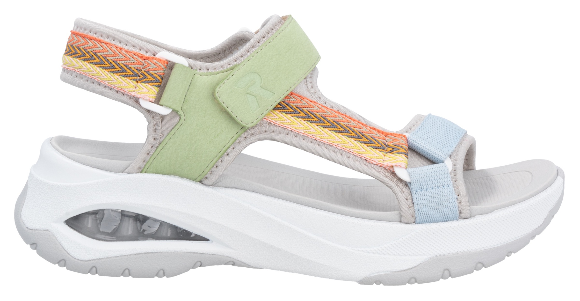 RIEKER Sport Trekkingsandale »Byron Bay vegan«, Outdoorsandale, Sommerschuh, Klettschuh mit RiekerAir Dämpfung