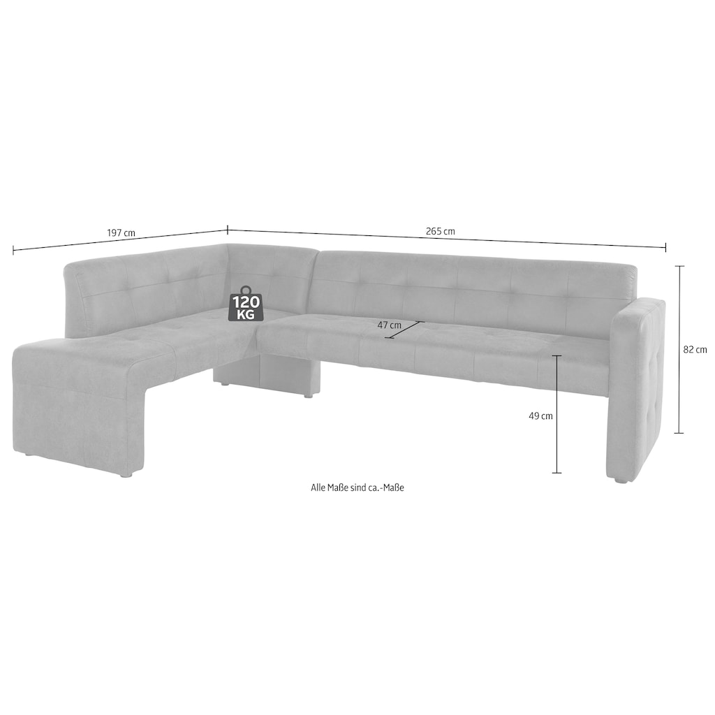 exxpo - sofa fashion Eckbank »Barista«