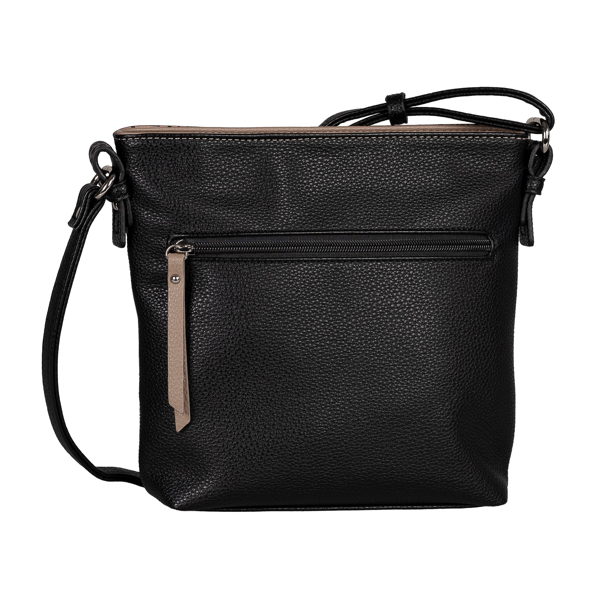 TOM TAILOR Umhängetasche »Ellen« Damen Schultertasche, mit hochglänzendem Reißverschluss-Eyecatcher