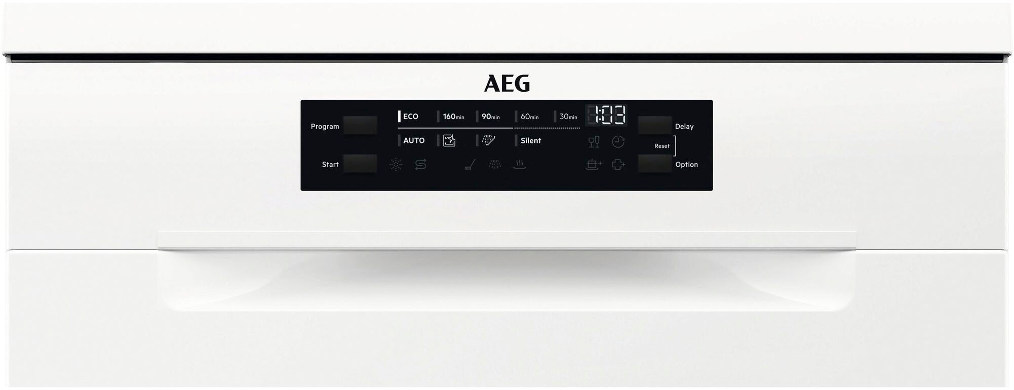 AEG Standgeschirrspüler 7000 »FFB7676APW«, 14 Maßgedecke, SoftGrips & SoftSpikes