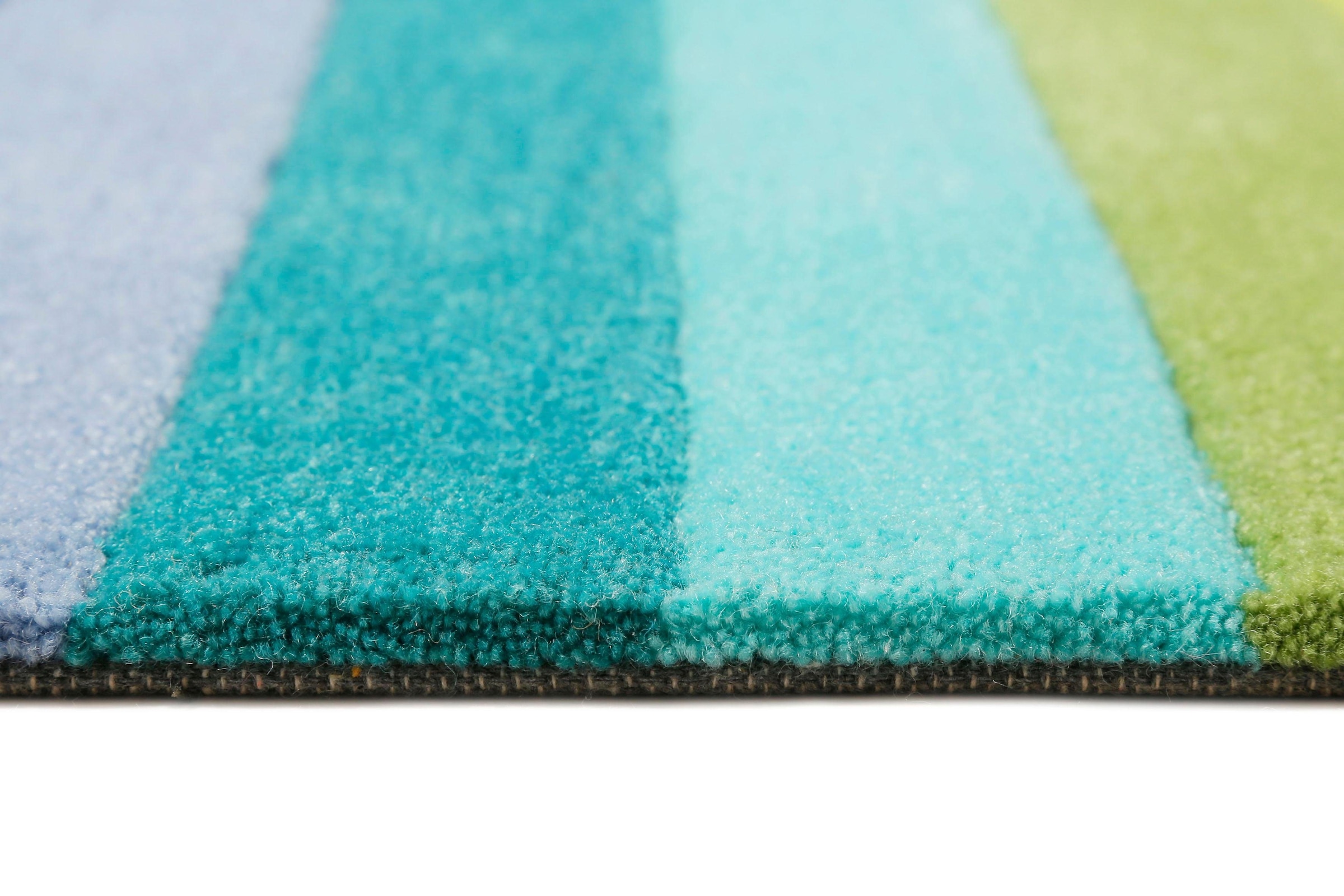 SMART KIDS Kinderteppich »Rainbow Stripes«, rechteckig, 9 mm Höhe, Regenbogen Farben, Konturenschnitt