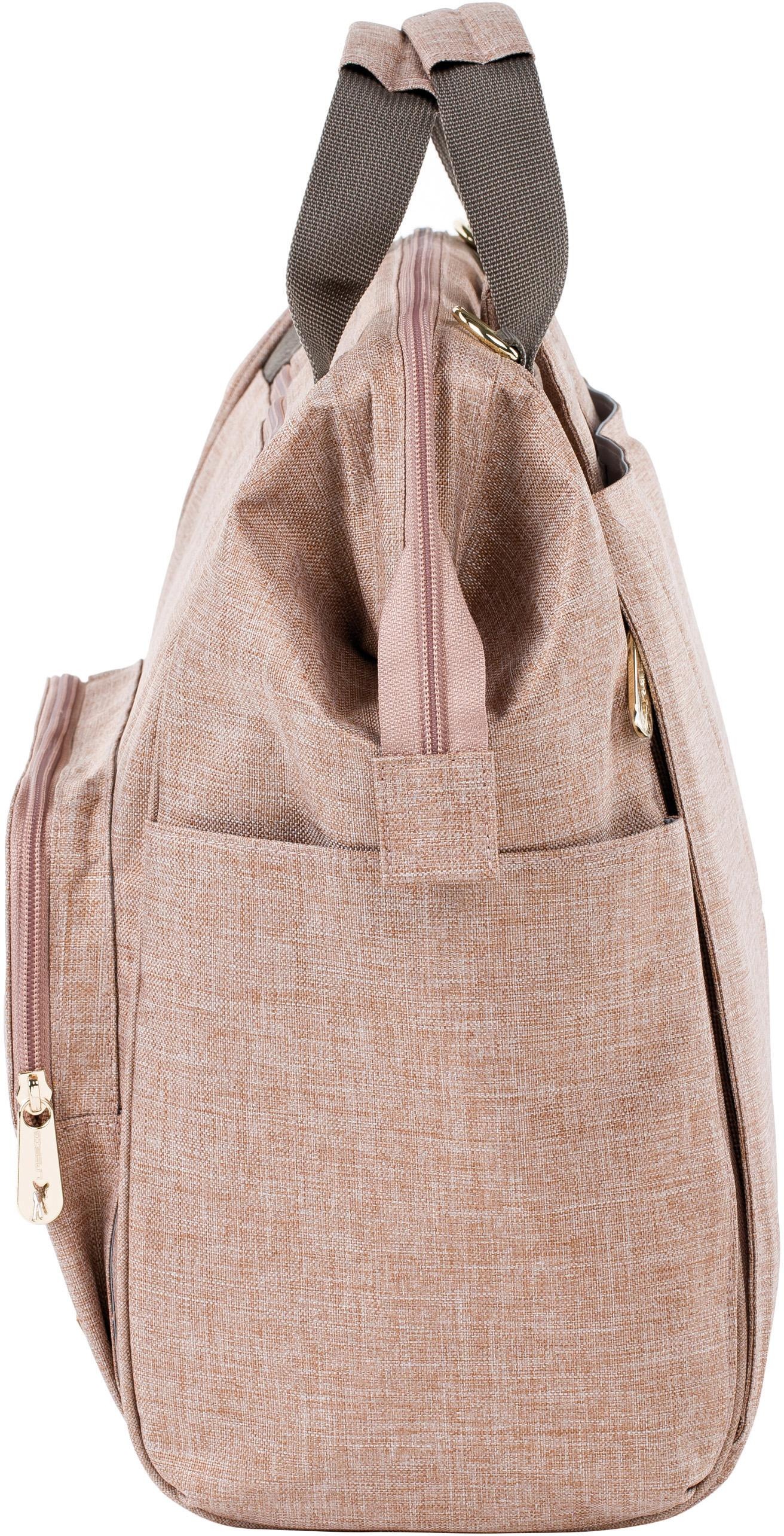 LÄSSIG Wickelrucksack »Glam, Goldie, Backpack Rose«, PETA-approved vegan