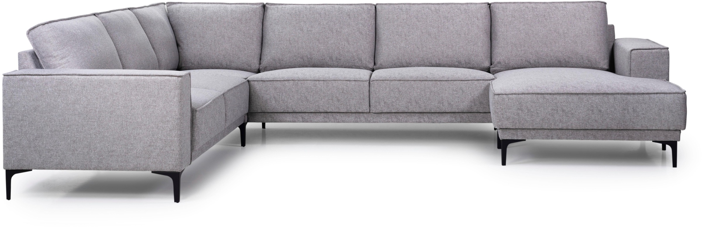 Places of Style Wohnlandschaft »XXL Sofa Oland, Struktur, Flachgewebe, Luxu günstig online kaufen