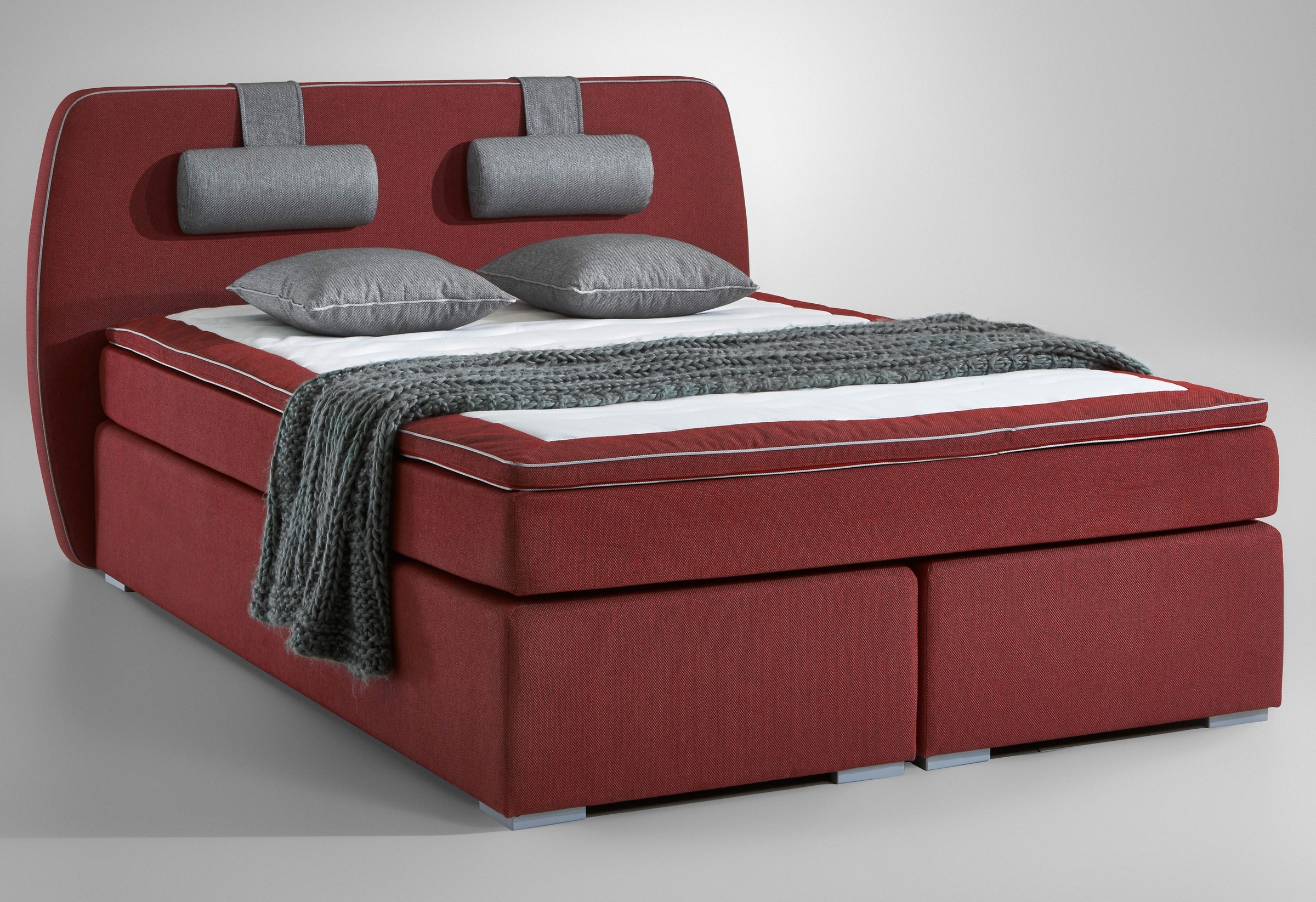 Bild von ATLANTIC home collection Boxspringbett »Rex«, mit Topper und verstellbaren Nackenkissen