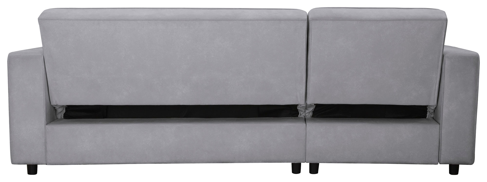 Dorel Home Ecksofa »Allie Schlafsofa 230 cm mit Relaxfunktion in der Rückenlehne«, Schlaffunktion (108/194,5cm), trendiger Cord o. pflegeleichter Velours