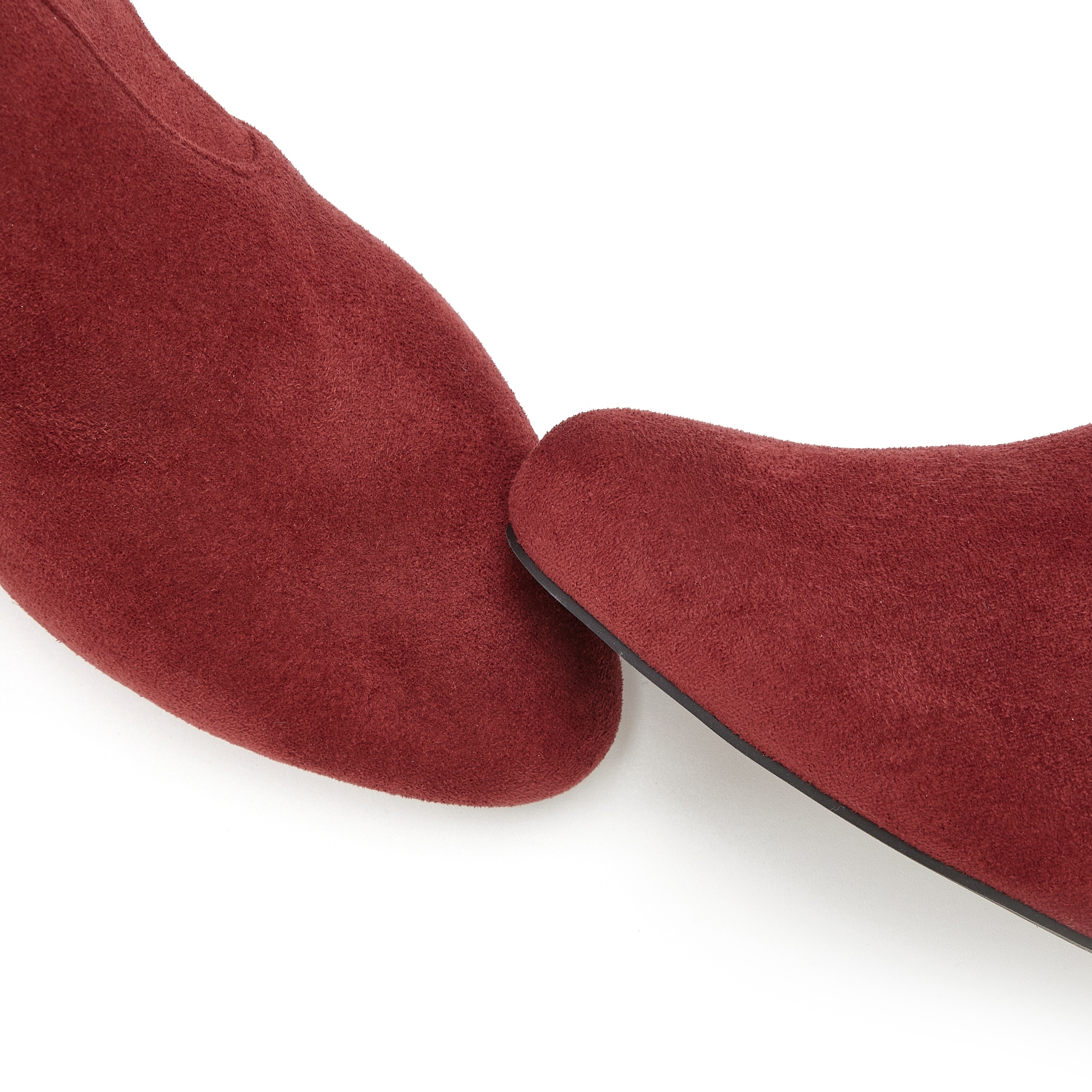 LASCANA Schlupfstiefel, Schlupfboots, Slouchy Boots, Slip-On, Stretch & Blockabsatz