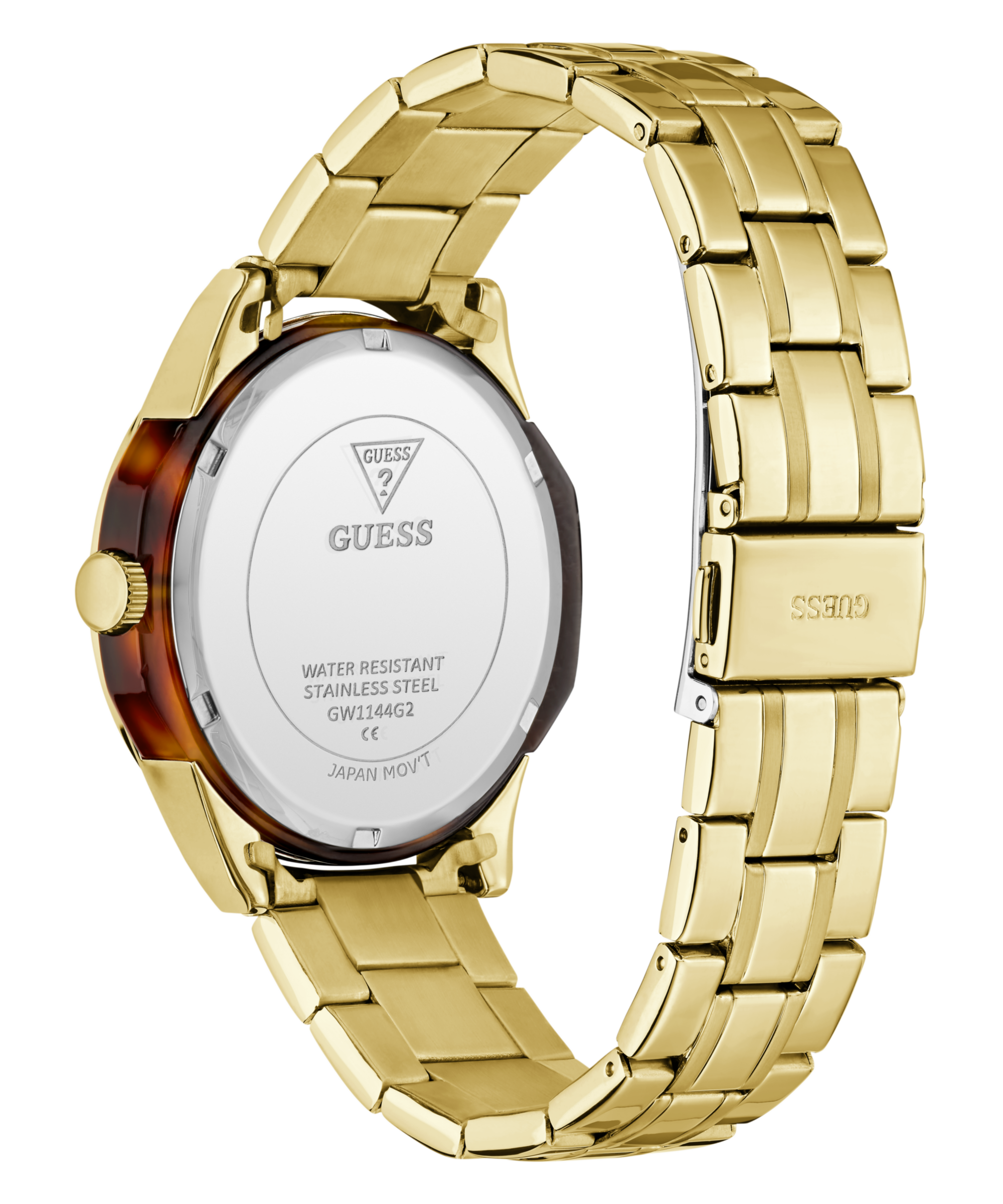 Guess Multifunktionsuhr »NIGEL« Quarzuhr, Armbanduhr, Herrenuhr, Edelstahlarmband, analog, Tag
