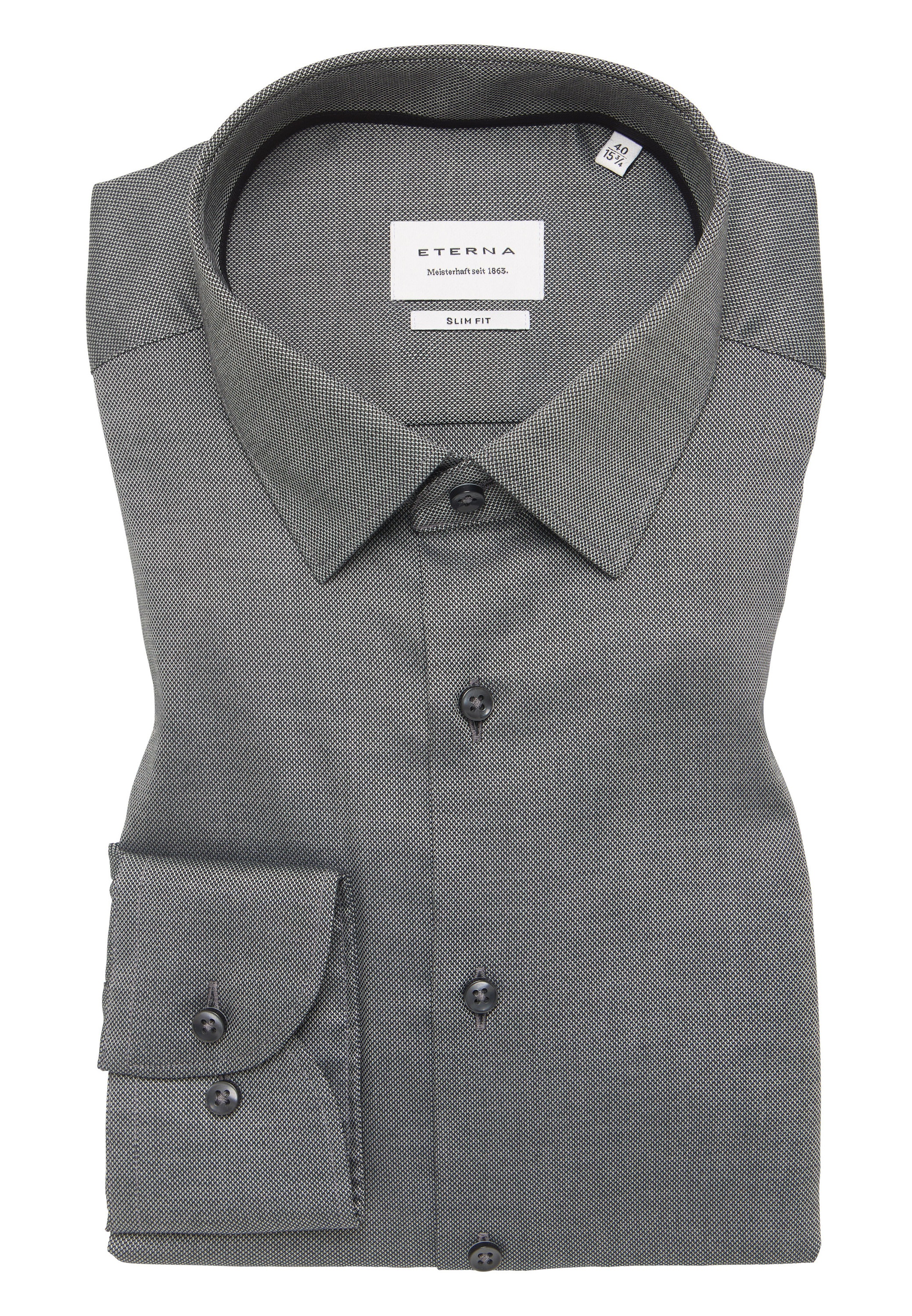 Eterna Langarmhemd »SLIM FIT« NON IRON (bügelfrei)