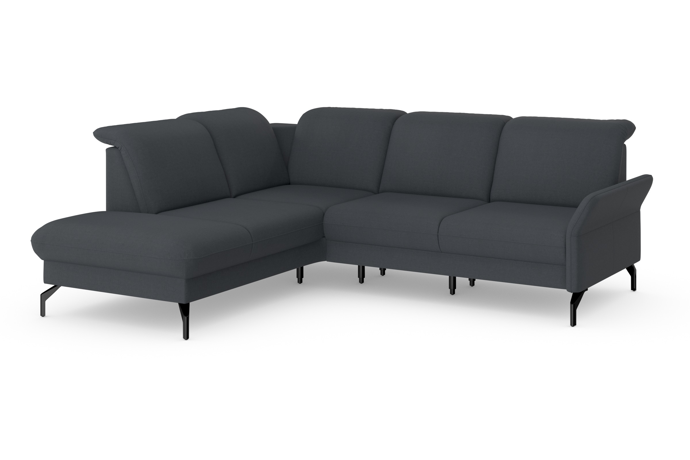 sit&more Ecksofa »Fashion L-Form«, wahlweise mit Kopfteilverstellung und Vorziehsitz, motorisch