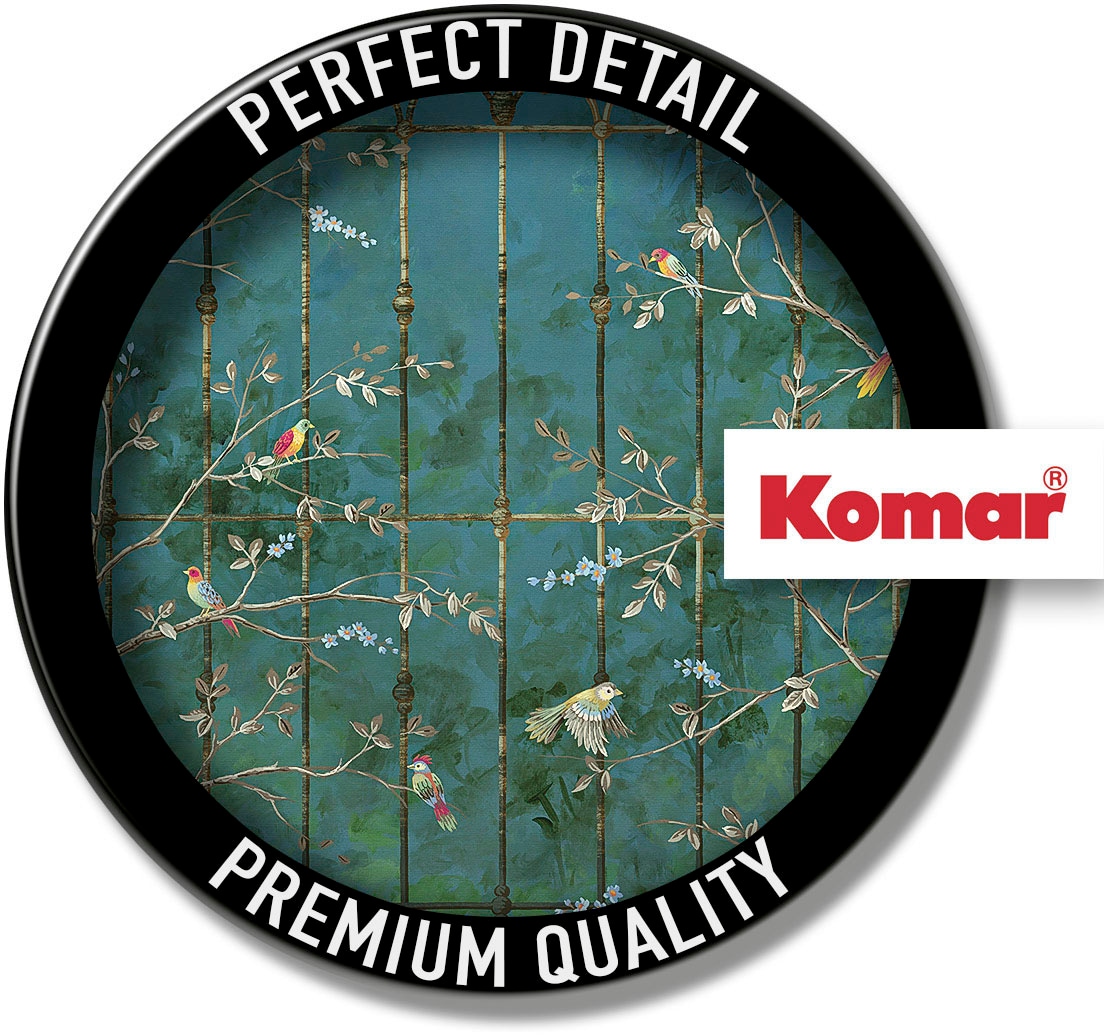 Komar Fototapete »Digitaldruck Vlies - Birdsong Breeze - Größe 400 x 250 cm«, bedruckt, Wohnzimmer, Schlafzimmer