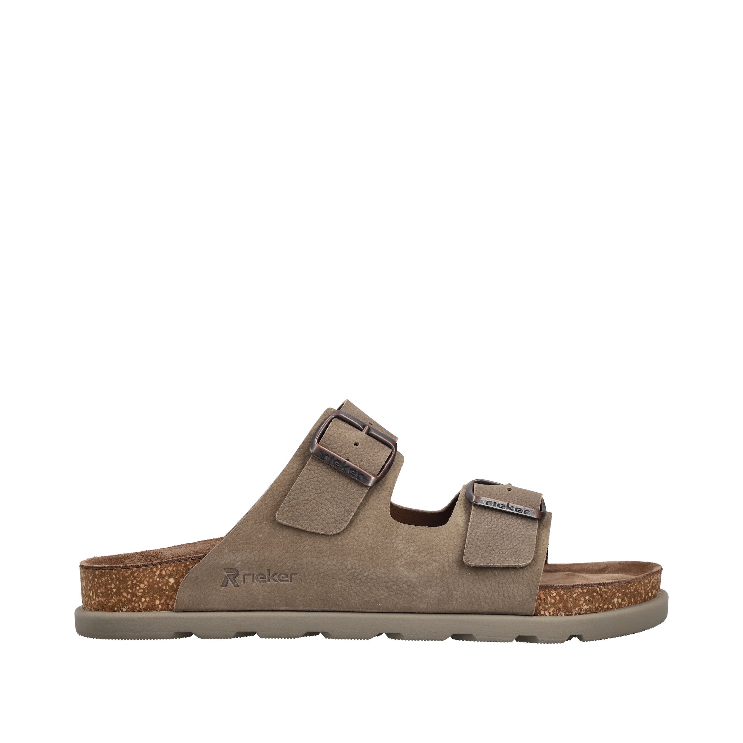 Rieker Pantolette  Sommerschuh, Strandschuh, Hausschuh mit bequemem Fußbett