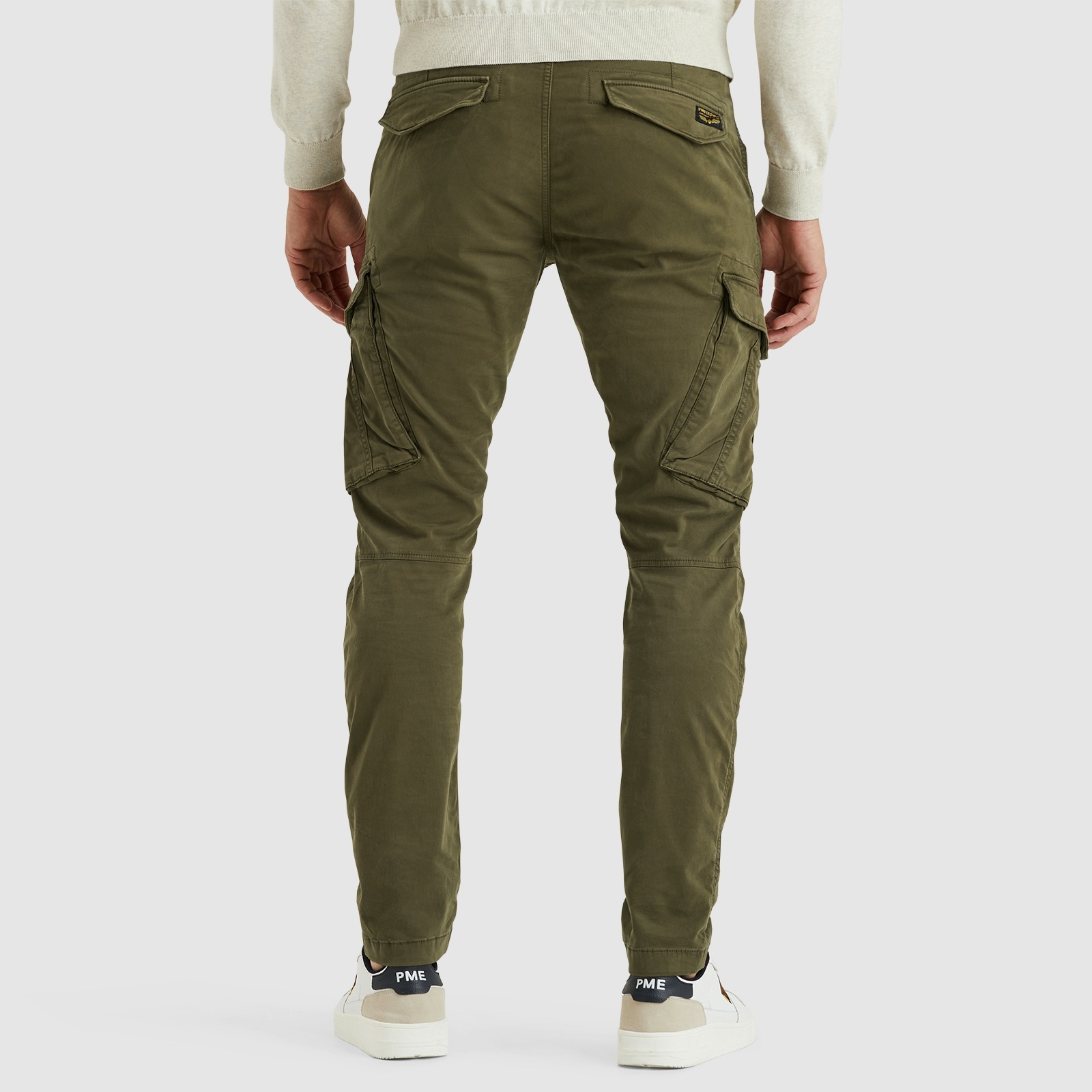 PME LEGEND Cargohose »Nordrop Stretch Twill«, mit Logo Stickerei