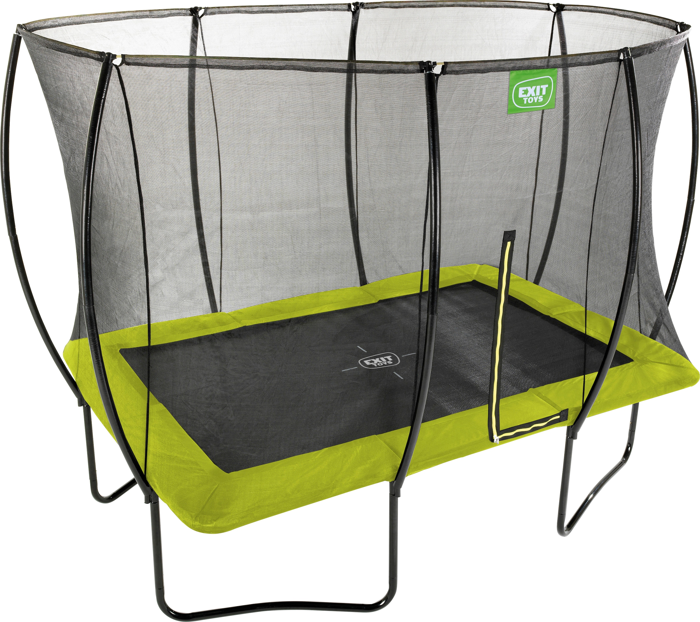 EXIT Gartentrampolin »Silhouette«, BxT: 214x305 cm, mit Sicherheitsnetz