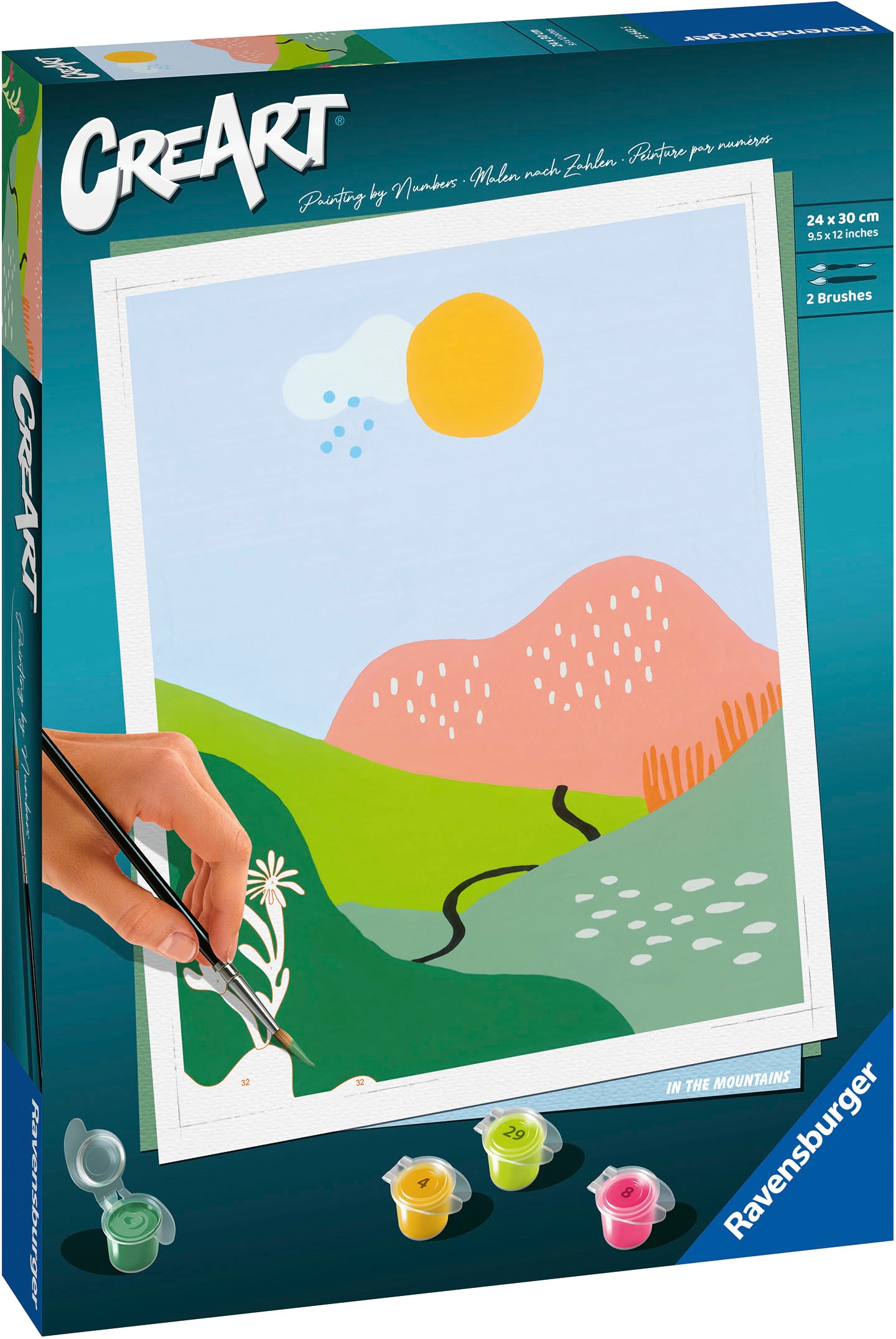 Ravensburger Malen nach Zahlen »CreArt, In the Mountains«, Made in Europe