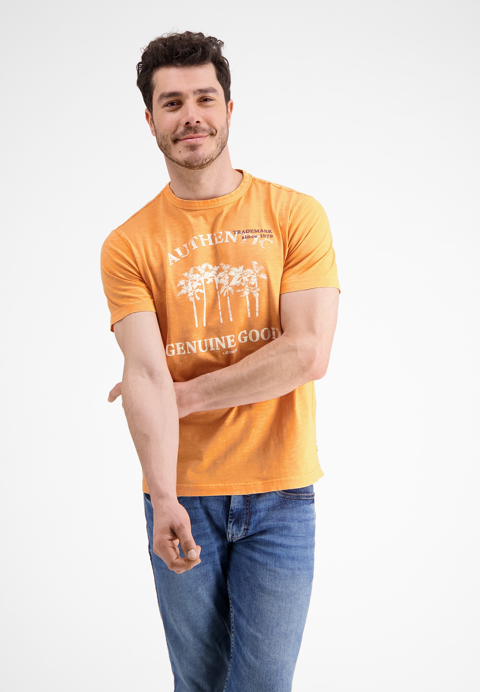 LERROS T-Shirt »LERROS T-Shirt mit Frontprint«