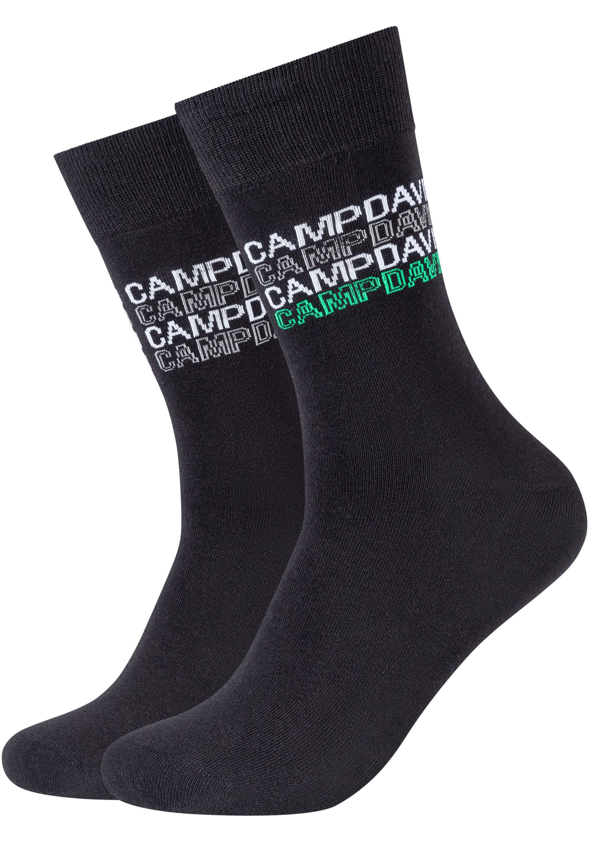CAMP DAVID Socken »casual«, (4 Paar), mit Markenlogo