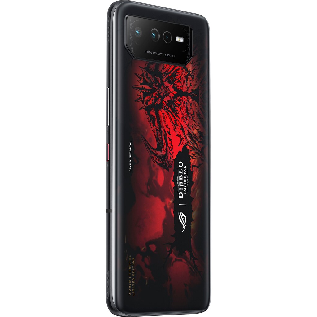 Asus Smartphone »ROG Phone 6 Diablo Edition«, Hellfire Red, 17,22 cm/6,78 Zoll, 512 GB Speicherplatz, 50 MP Kamera