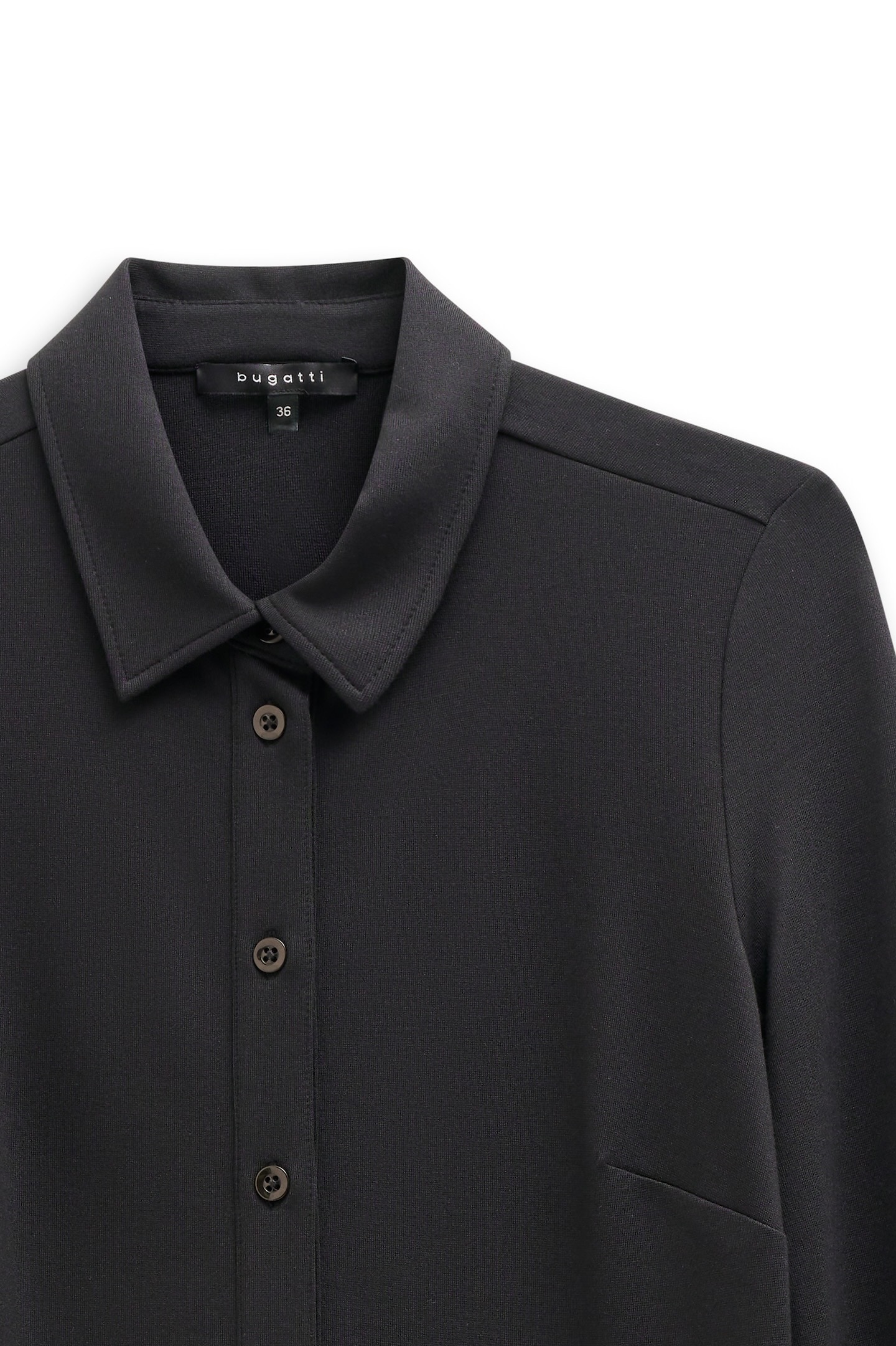 bugatti Blusenkleid »Jersey«, mit Knopfleiste und Hemdkragen