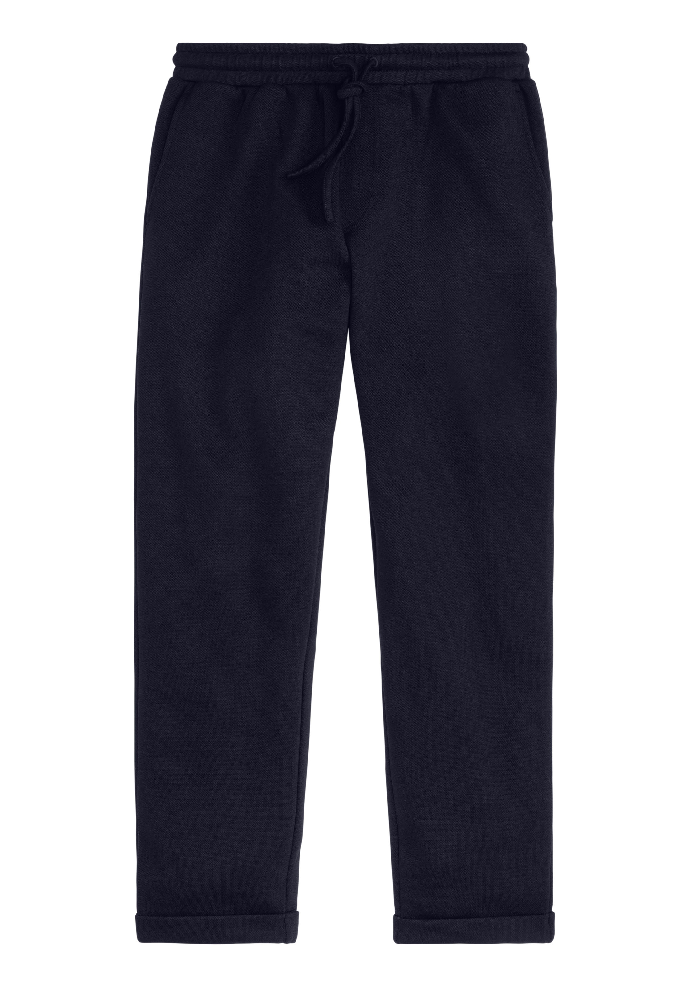 John Devin Jogger Pants »Jogg Pants«  Umschlag am Beinabschluss, aus elastischer Piqué-Qualität