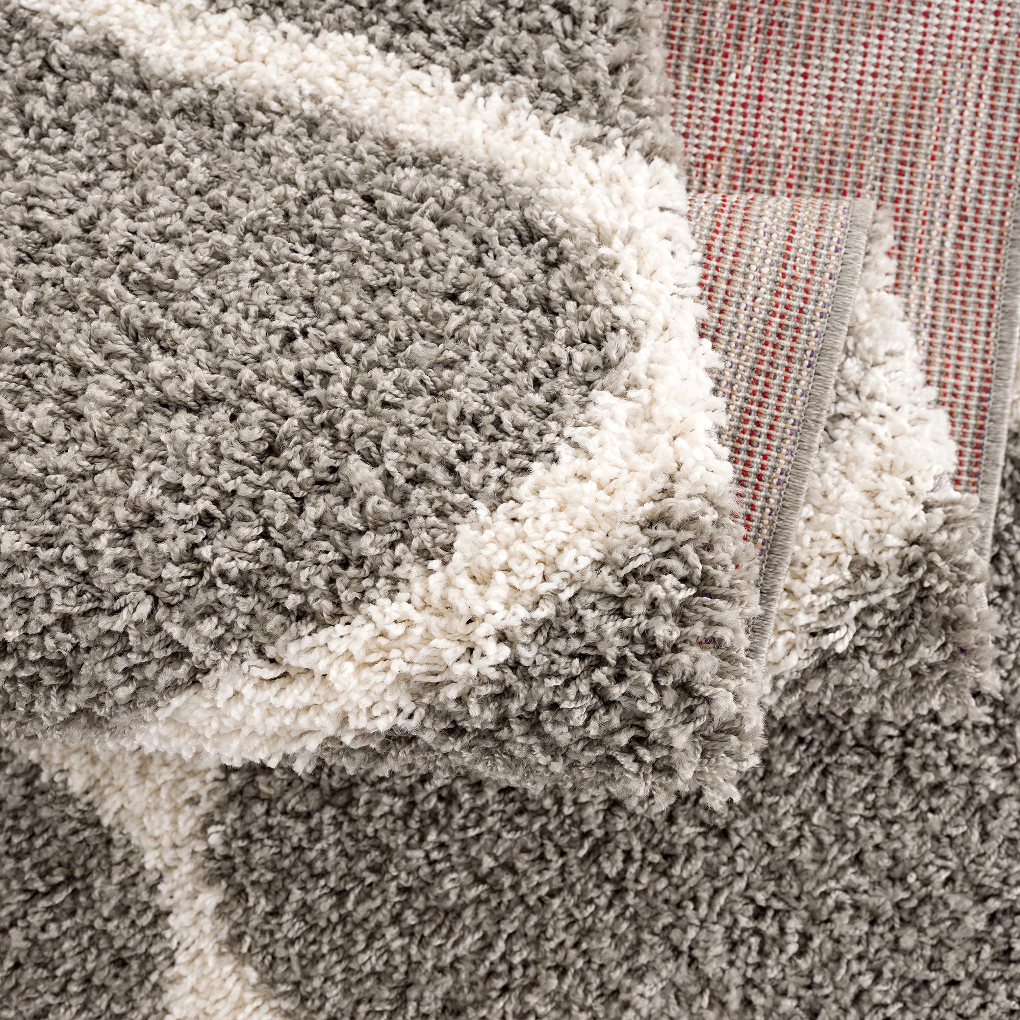 Sanat Hochflor-Teppich »Madrid«, rund, 30 mm Höhe, Wohnzimmer, Langflor, Shaggy Teppich