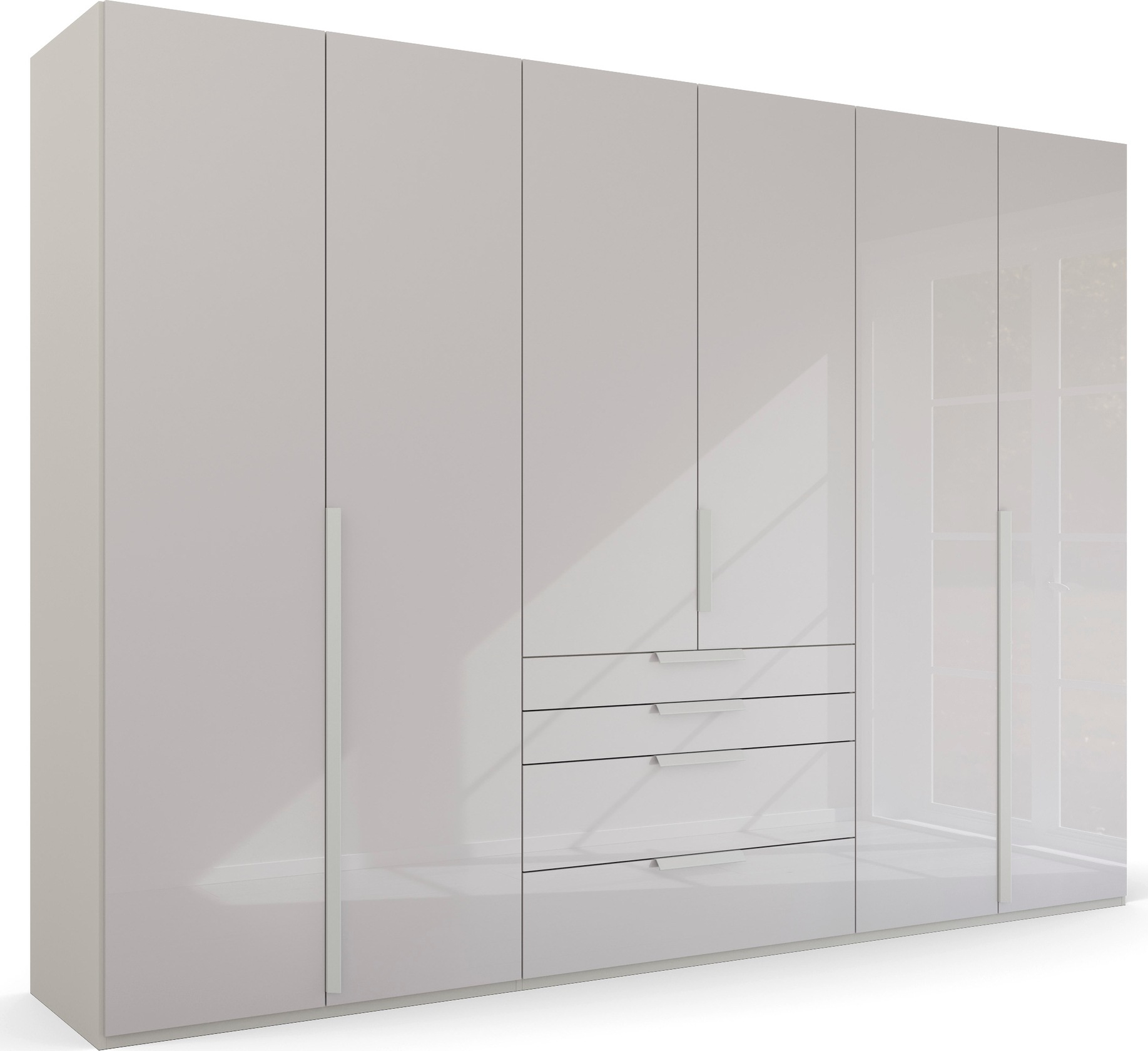 rauch Drehtürenschrank "Purisma", mit Glasfront, Schubladen und umfangreich günstig online kaufen