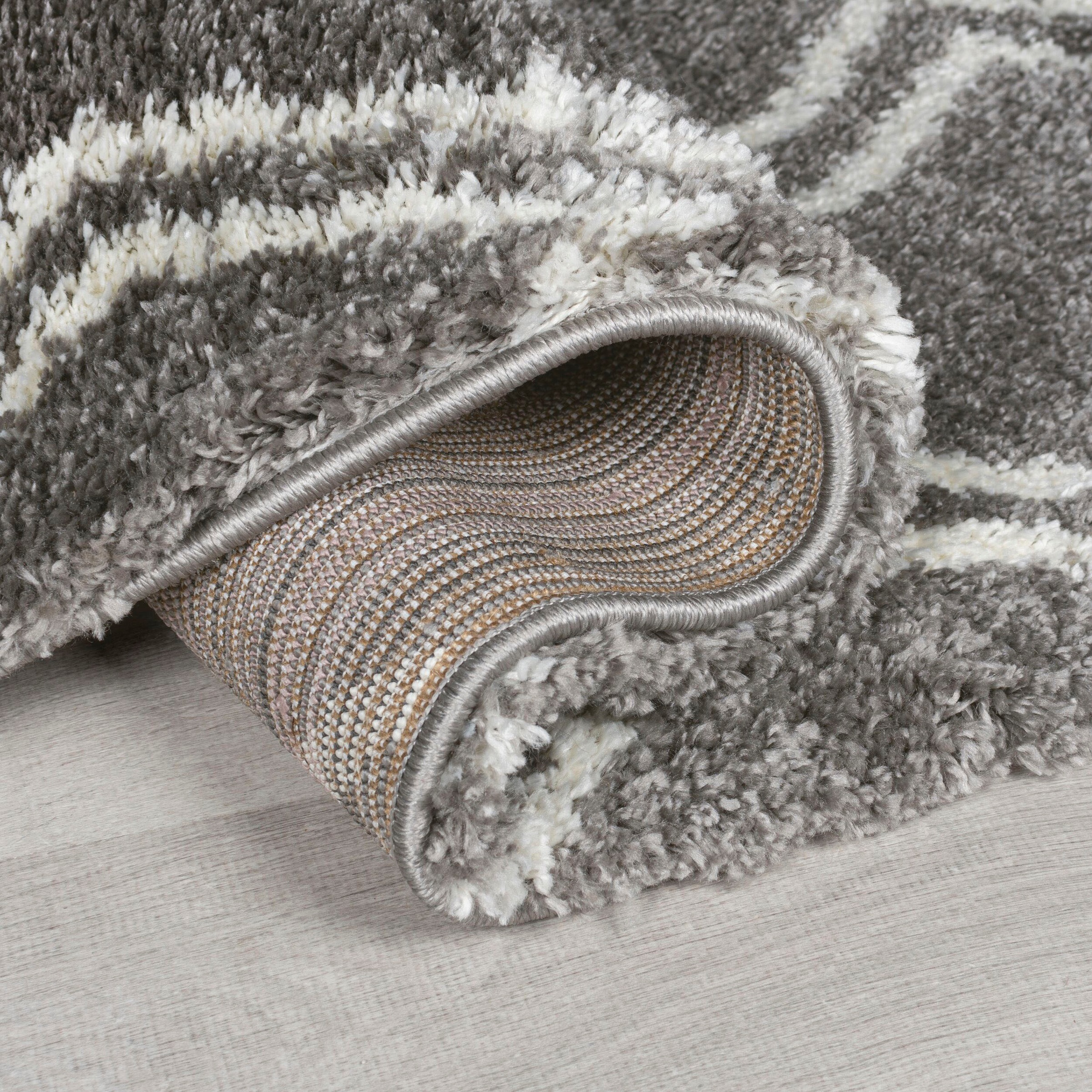 FLAIR RUGS Hochflor-Teppich »ATLAS«, rechteckig, 40 mm Höhe, Berber Teppich