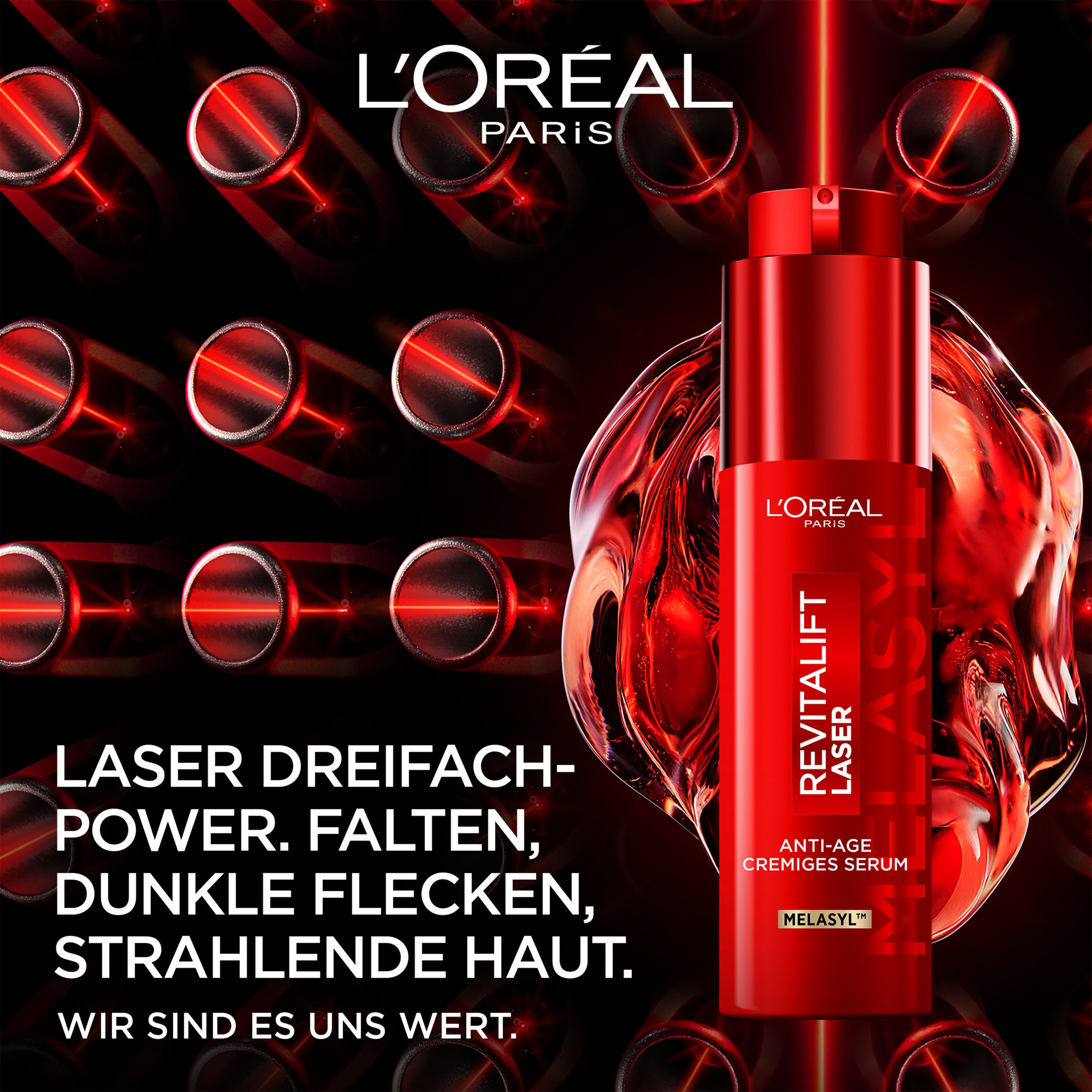 L'ORÉAL PARIS Gesichtsserum »REVITALIFT LASER ANTI-AGE CREMIGES SERUM«