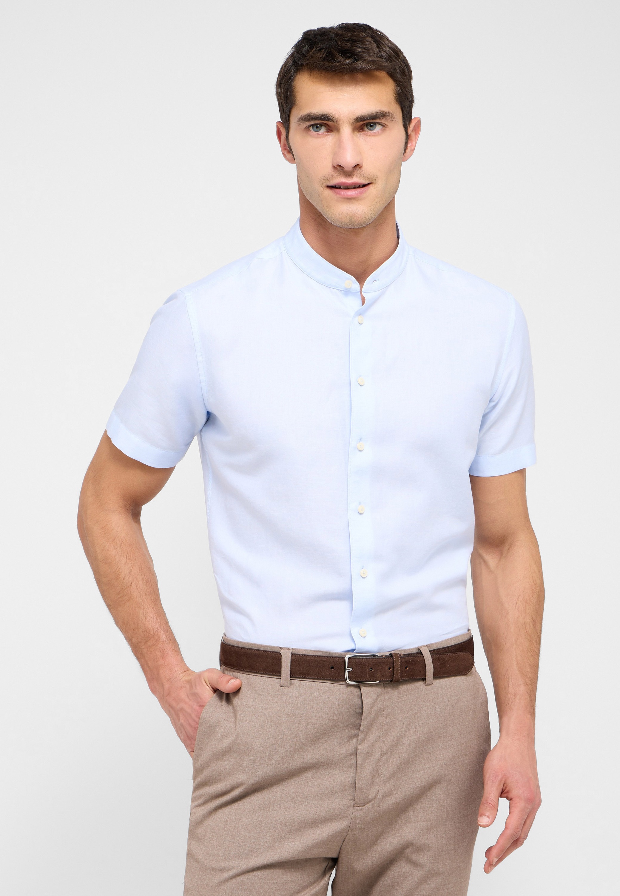 Eterna Kurzarmhemd »SLIM FIT« EASY IRON (bügelleicht)
