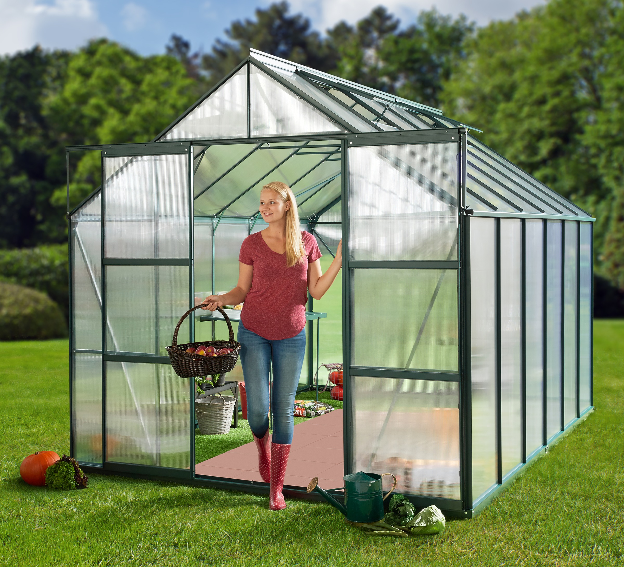 KONIFERA Gewächshaus »Titania 9900« grün